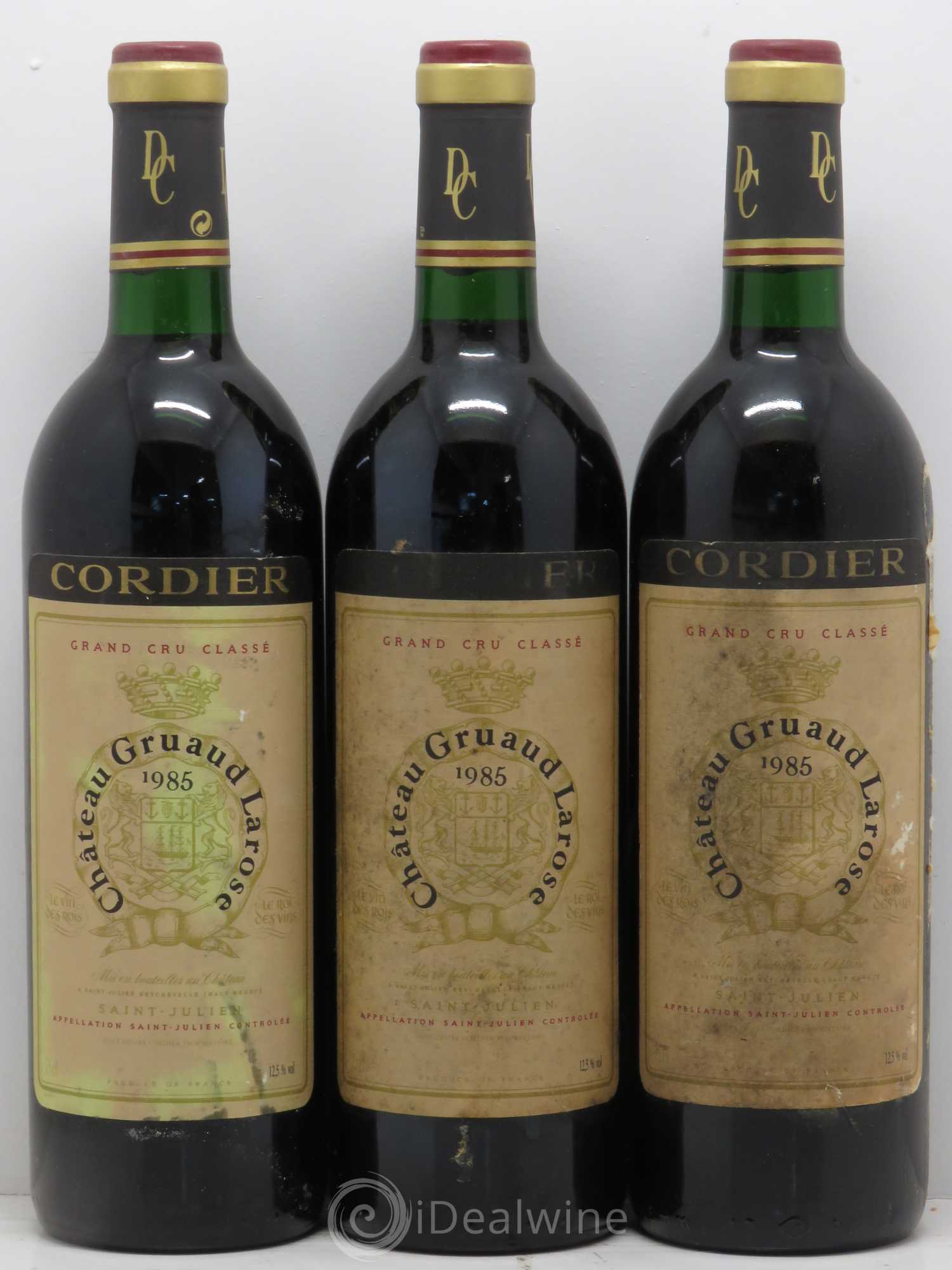 Château Gruaud Larose 2ème Grand Cru Classé 1985 - Lot de 3 bouteilles - 0