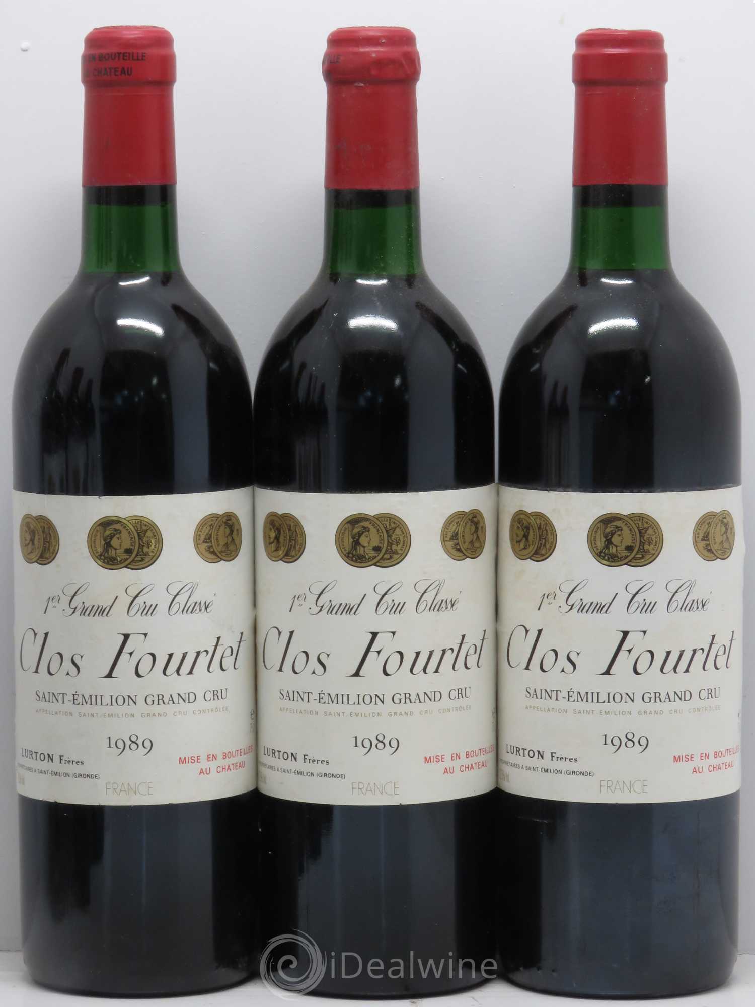 Clos Fourtet 1er Grand Cru Classé B 1989 - Lot de 6 bouteilles - 2