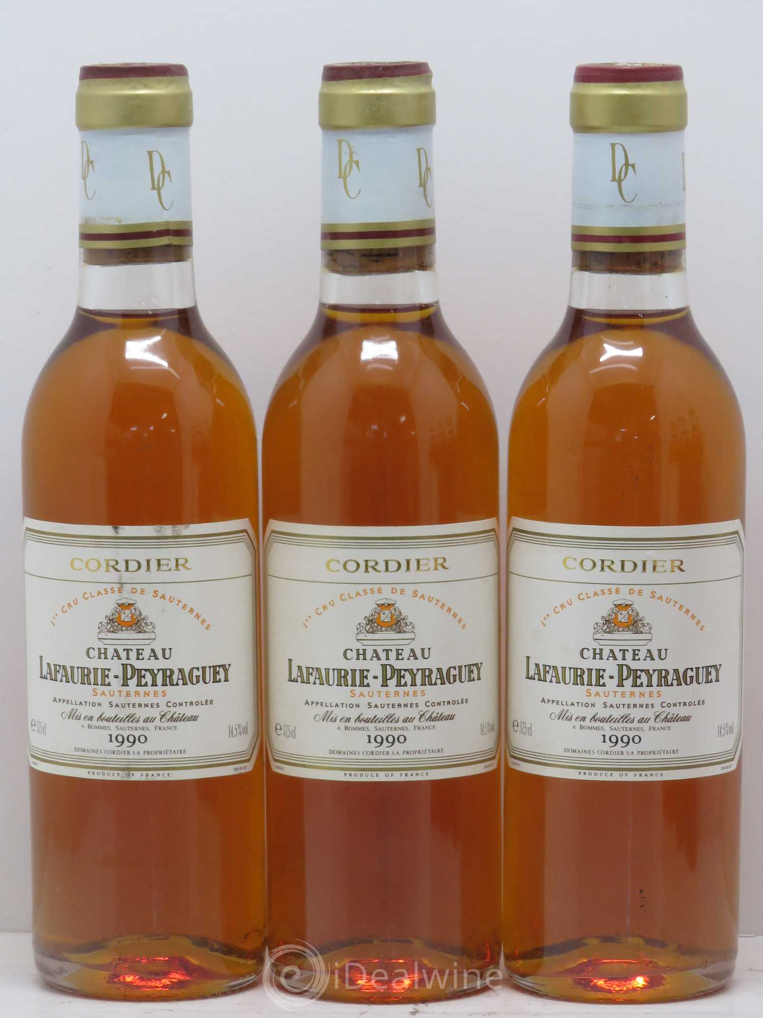 Château Lafaurie-Peyraguey 1er Grand Cru Classé 1990 - Posten von 12 Demi-Flaschen - 3