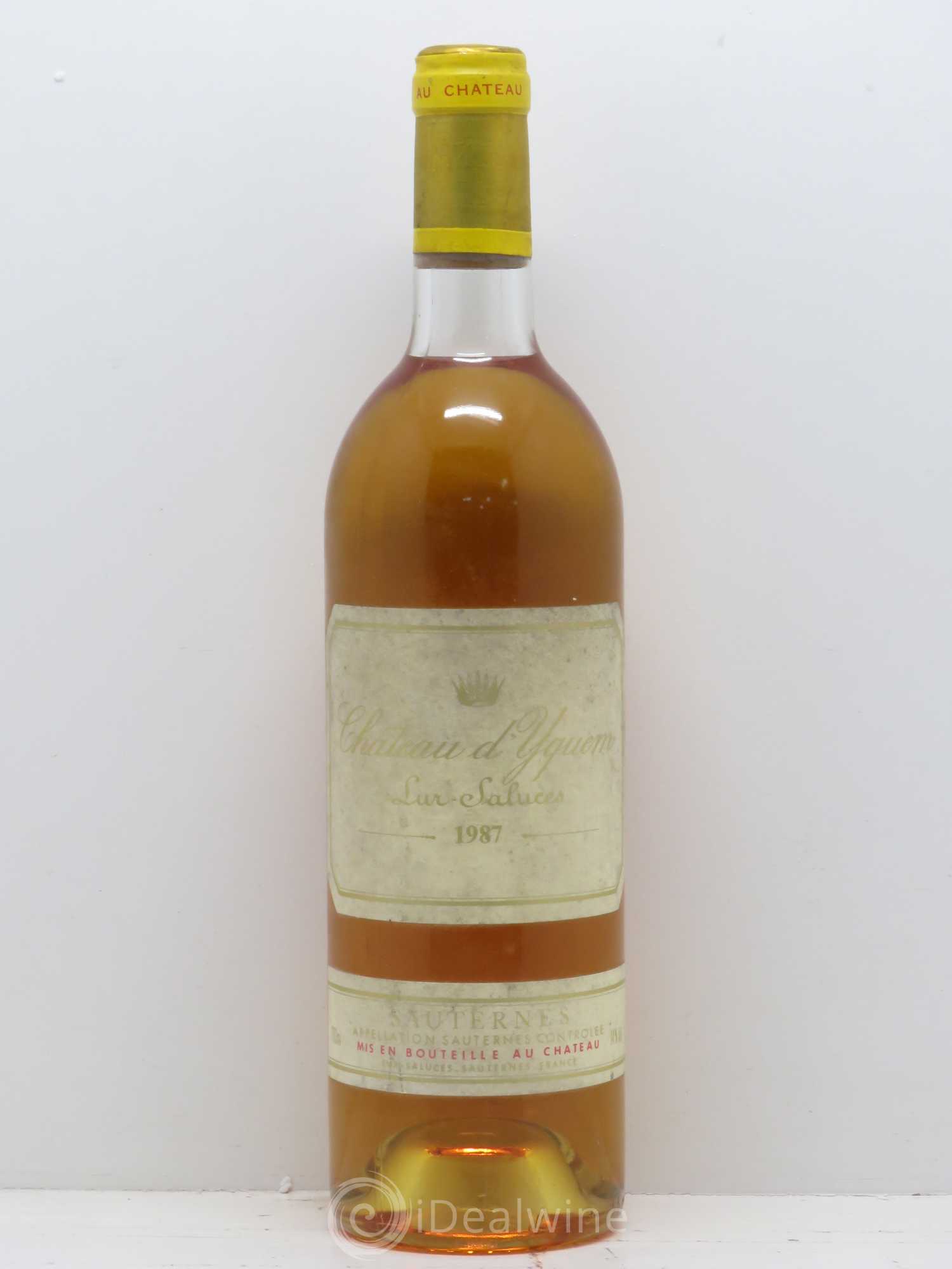 Château d' Yquem 1er Cru Classé Supérieur 1987 - Lotto di 1 bottiglia - 0