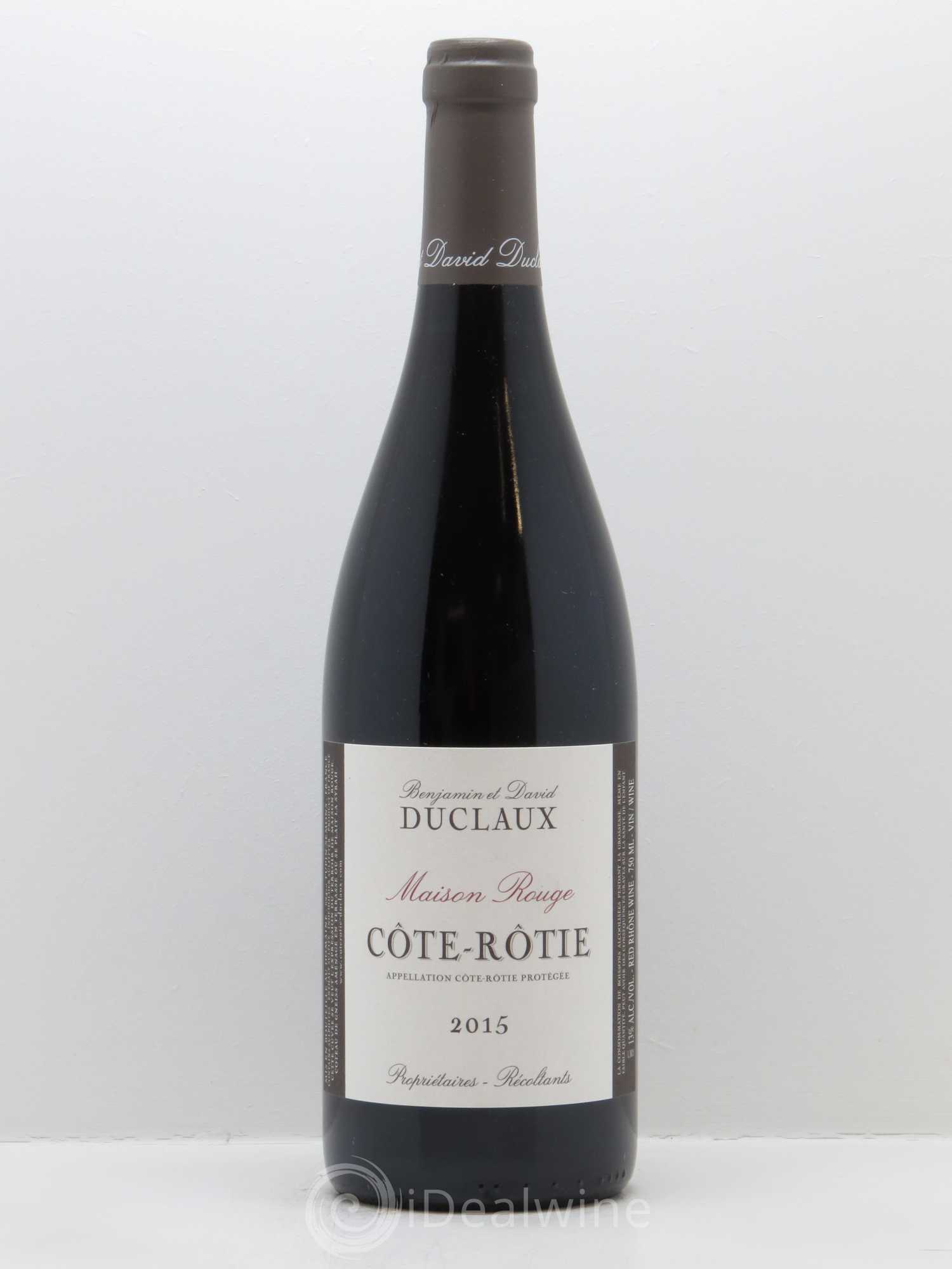 Côte-Rôtie Maison Rouge Domaine Duclaux 2015 - Lot de 1 bouteille - 0