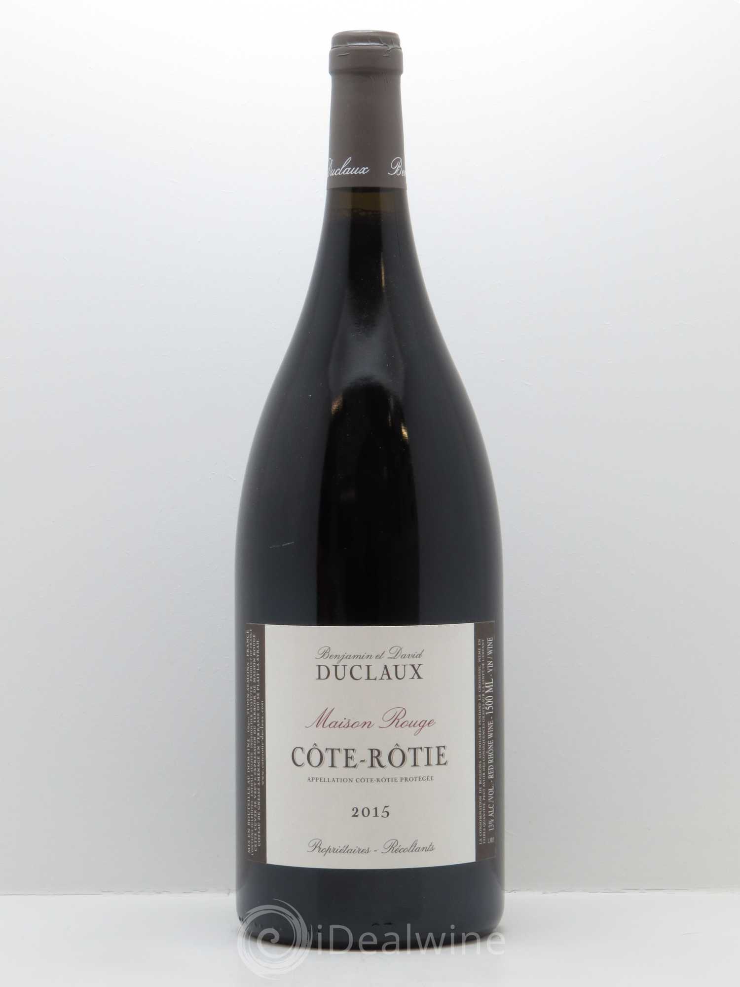 Côte-Rôtie Maison Rouge Domaine Duclaux 2015 - Lot de 1 magnum - 0