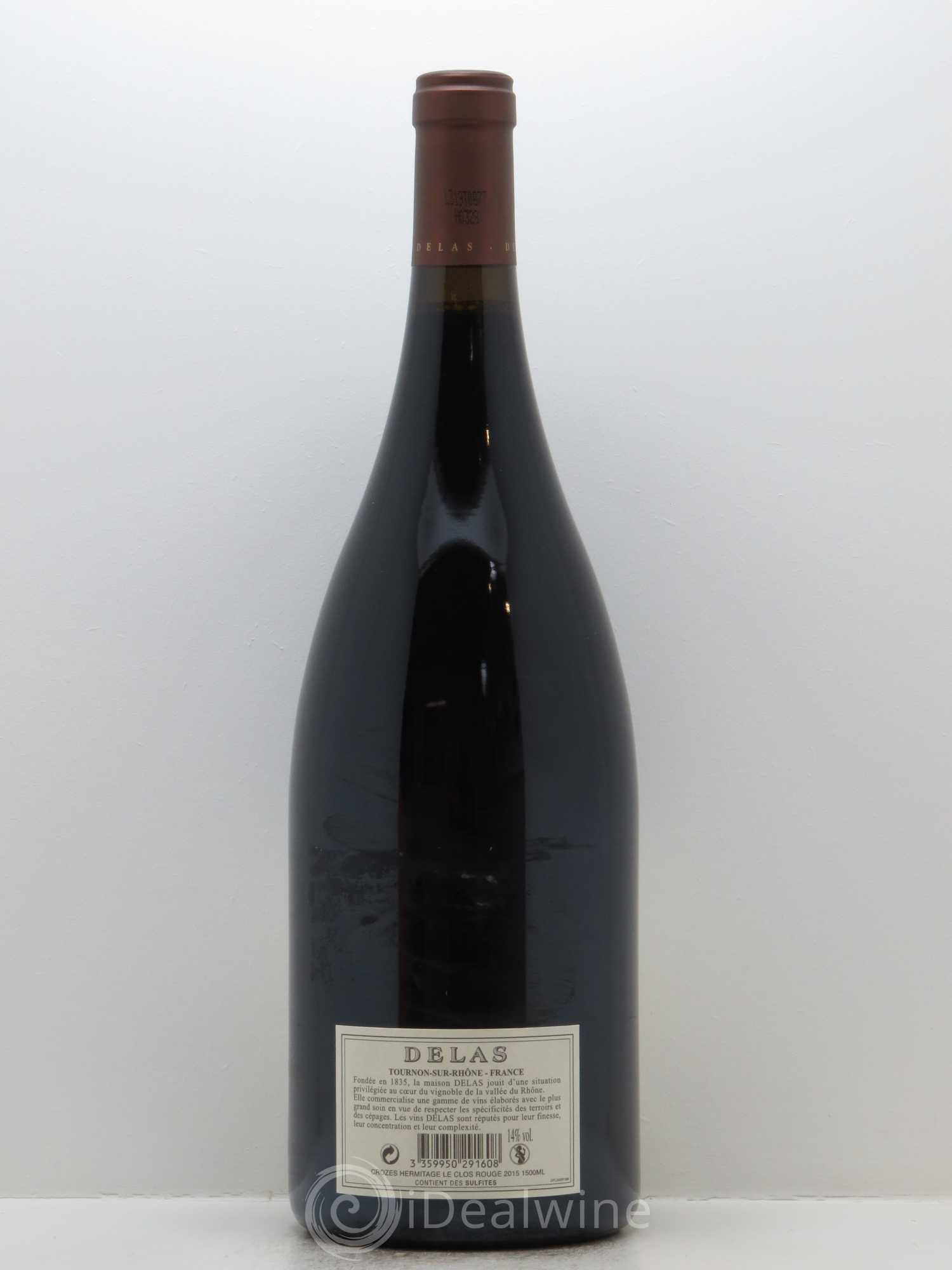 Crozes-Hermitage Le Clos Delas Frères 2015 - Lot de 1 magnum - 1