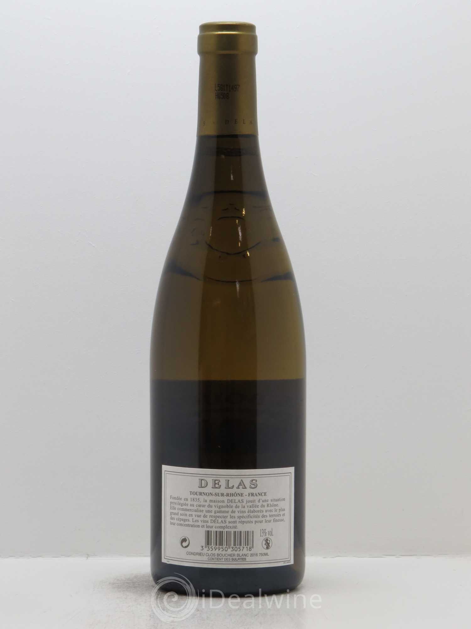 Condrieu Clos Boucher Delas Frères 2016 - Lot de 1 bouteille - 1