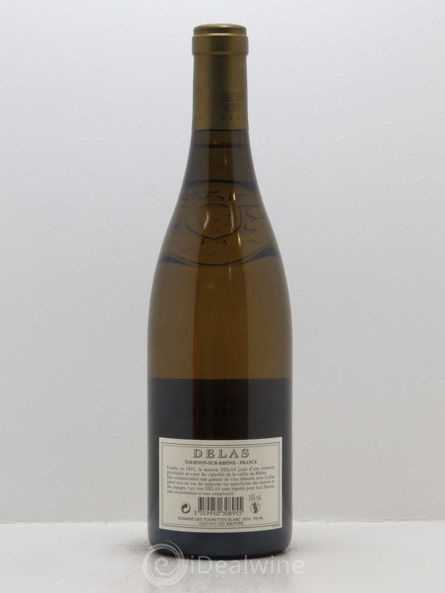 Hermitage Domaine des Tourettes Delas Frères 2016 - Lot de 1 bouteille - 1