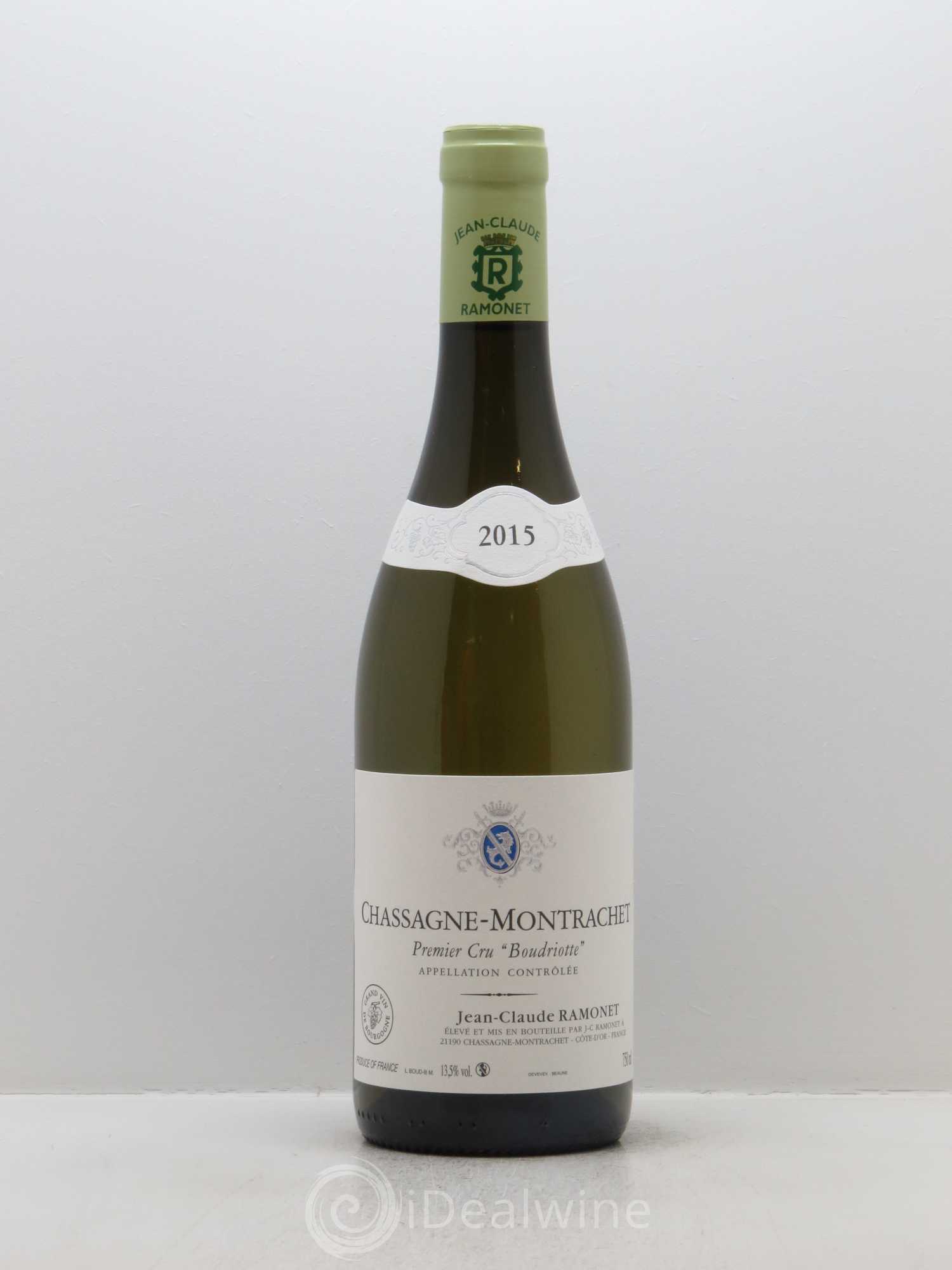 Chassagne-Montrachet 1er Cru Boudriotte Ramonet (Domaine) 2015 - Posten von 1 Flasche - 0