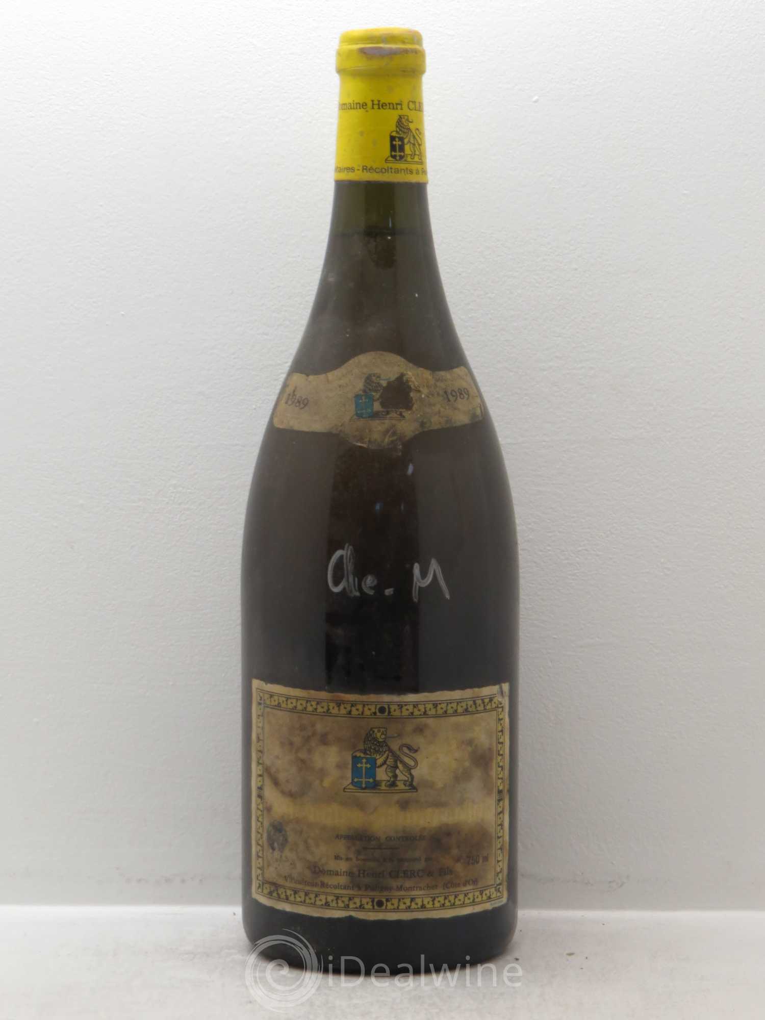 Chevalier-Montrachet Grand Cru Henri Clerc 1989 - Lot de 1 magnum - 0