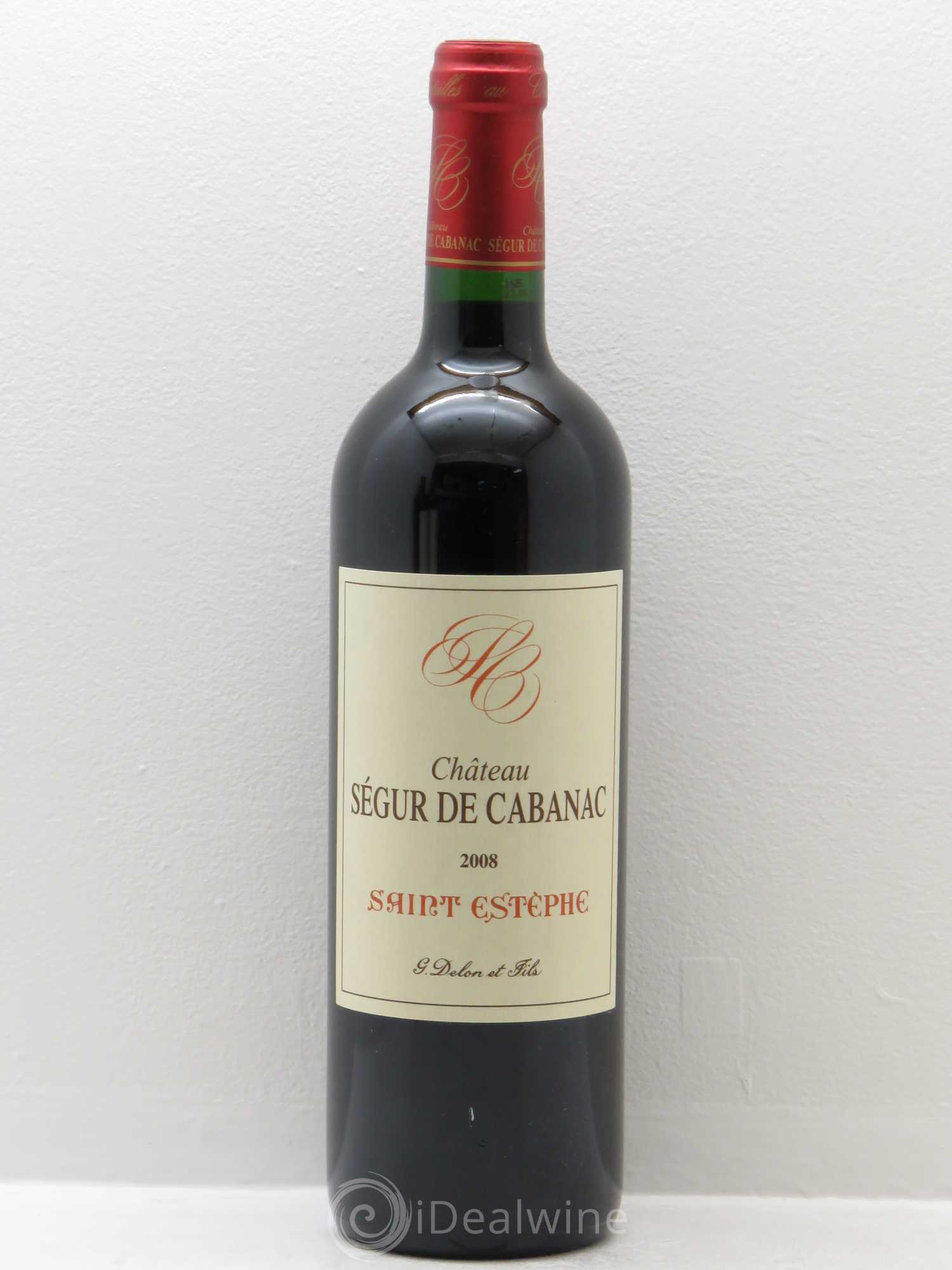 Château Ségur de Cabanac Cru Bourgeois 2008 - Lot de 1 bouteille - 0