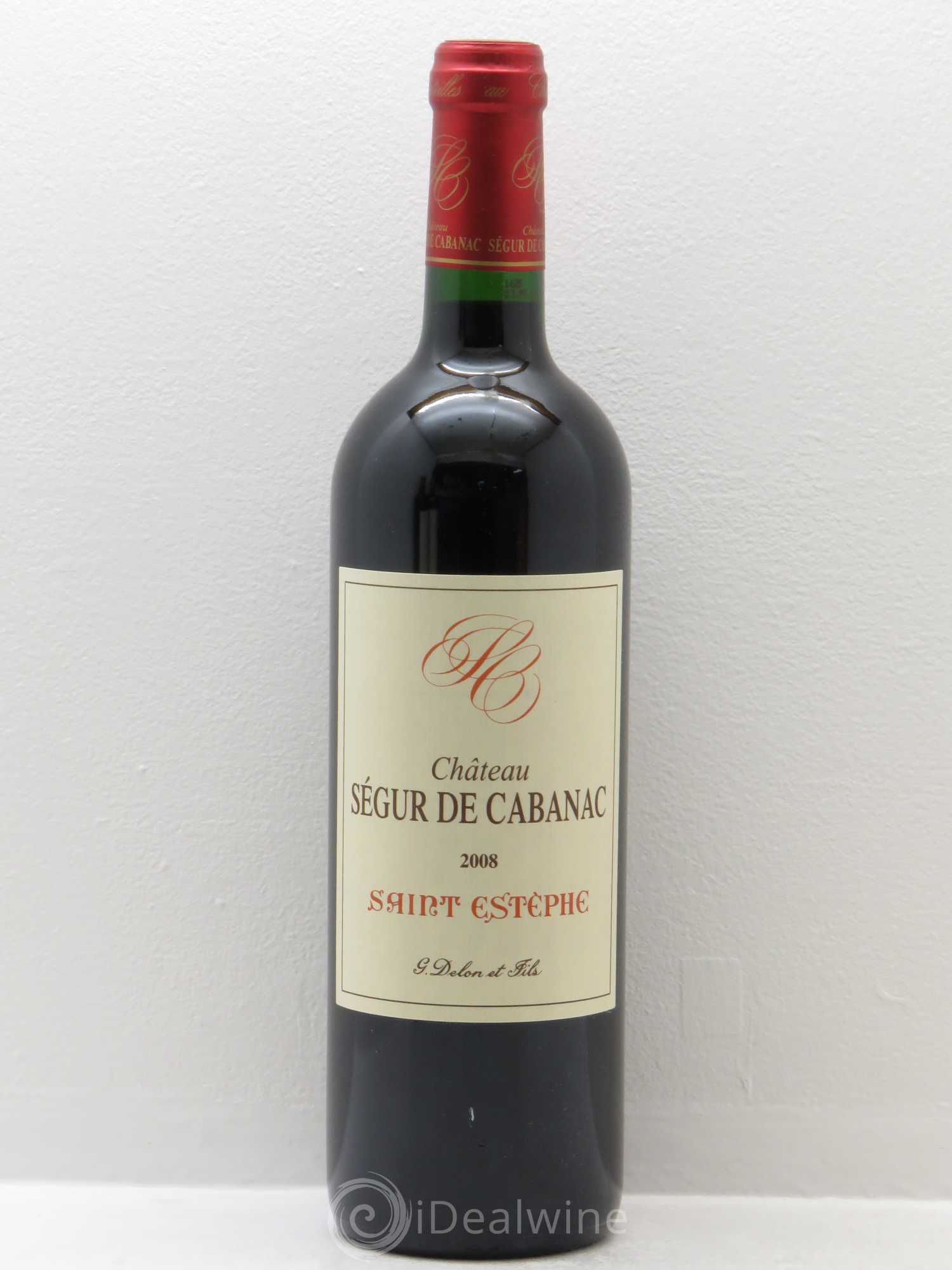 Château Ségur de Cabanac Cru Bourgeois 2008 - Lot de 1 bouteille - 0