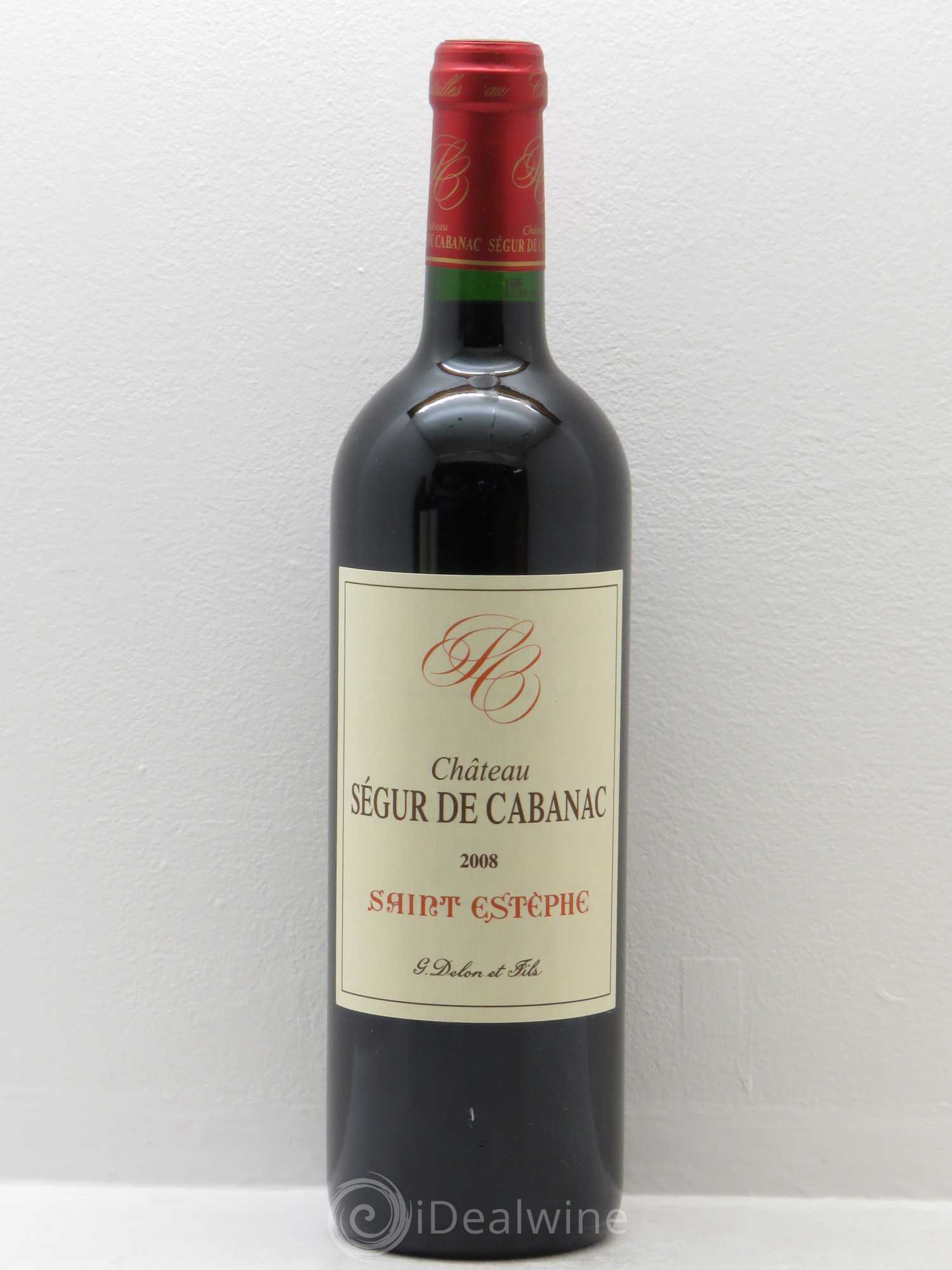 Château Ségur de Cabanac Cru Bourgeois 2008 - Lot de 1 bouteille - 0