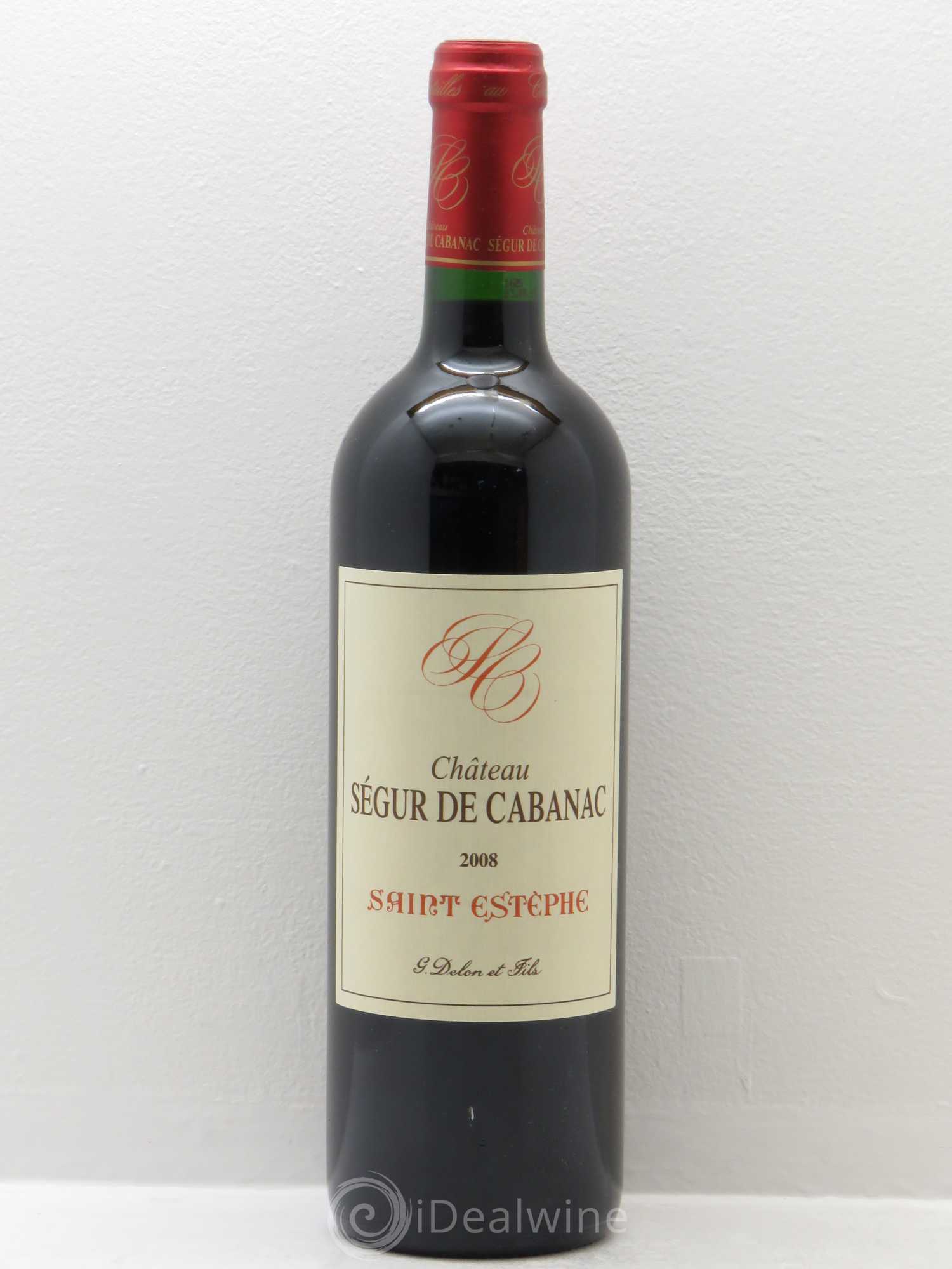 Château Ségur de Cabanac Cru Bourgeois 2008 - Lot de 1 bouteille - 0