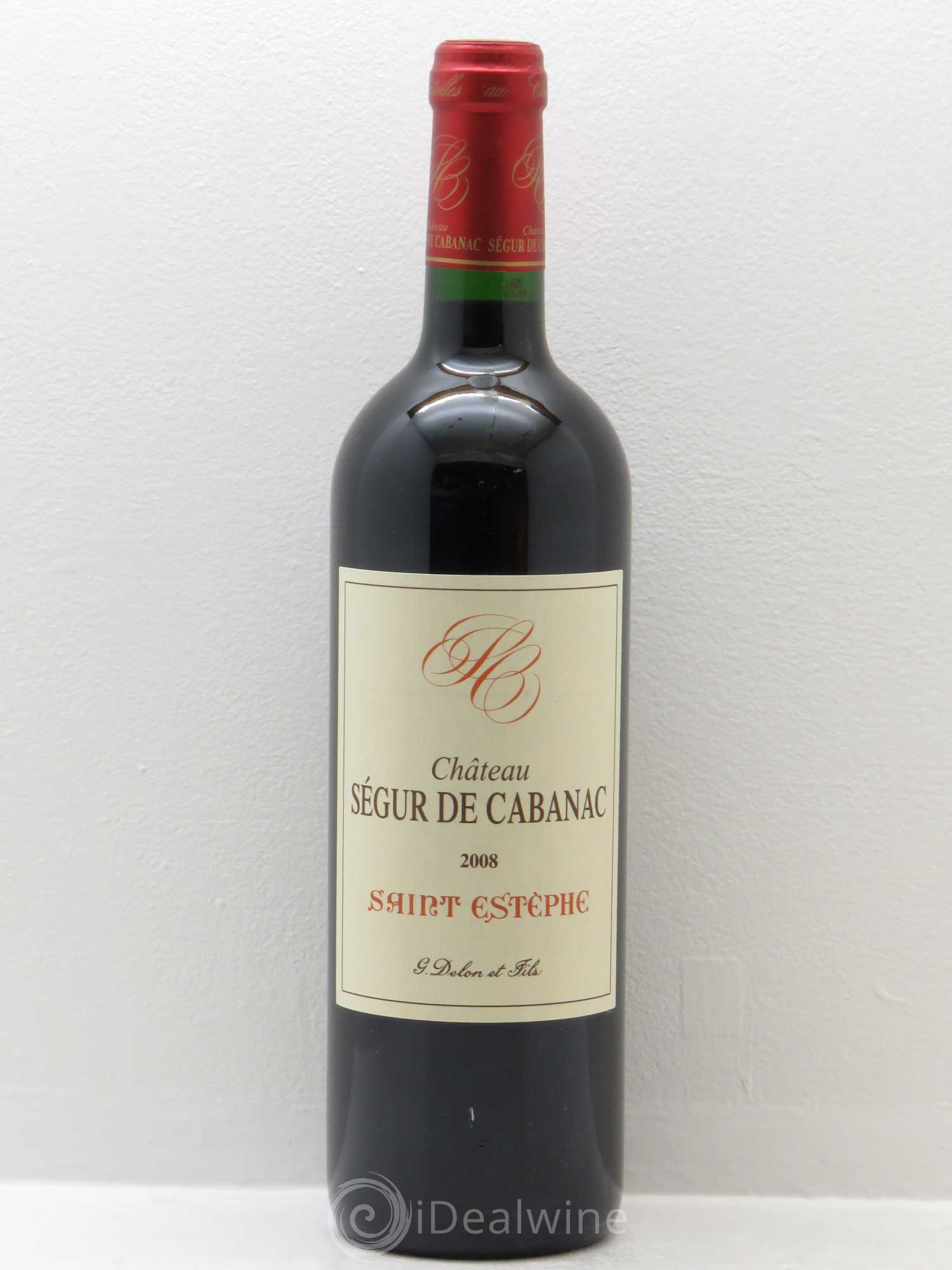 Château Ségur de Cabanac Cru Bourgeois 2008 - Lot de 1 bouteille - 0