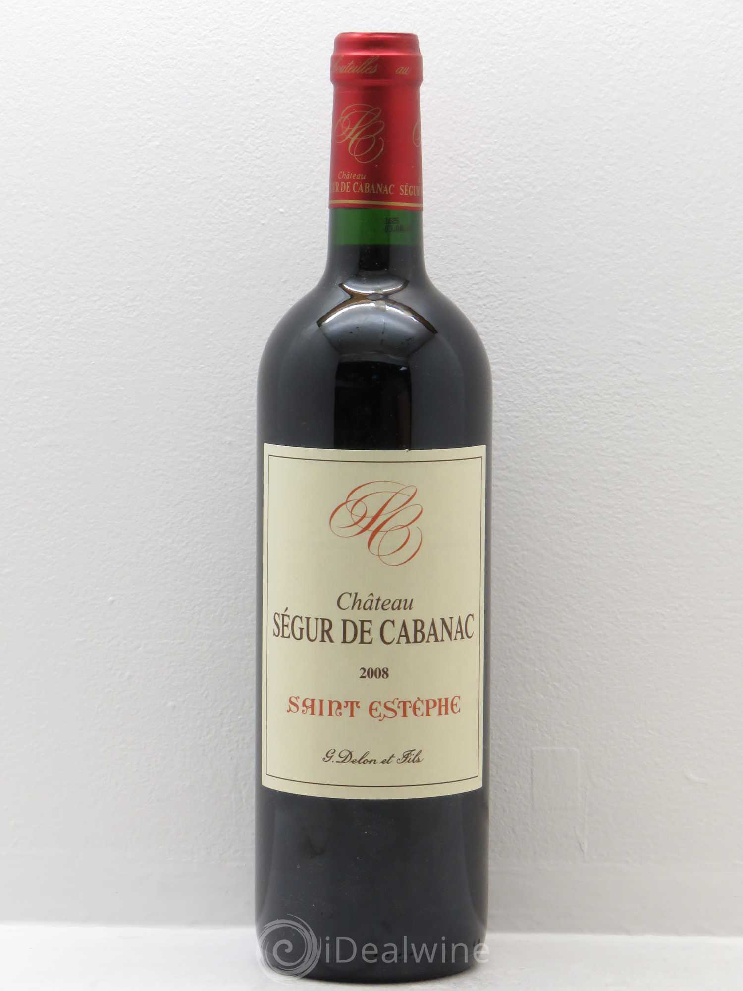 Château Ségur de Cabanac Cru Bourgeois 2008 - Lot de 1 bouteille - 0