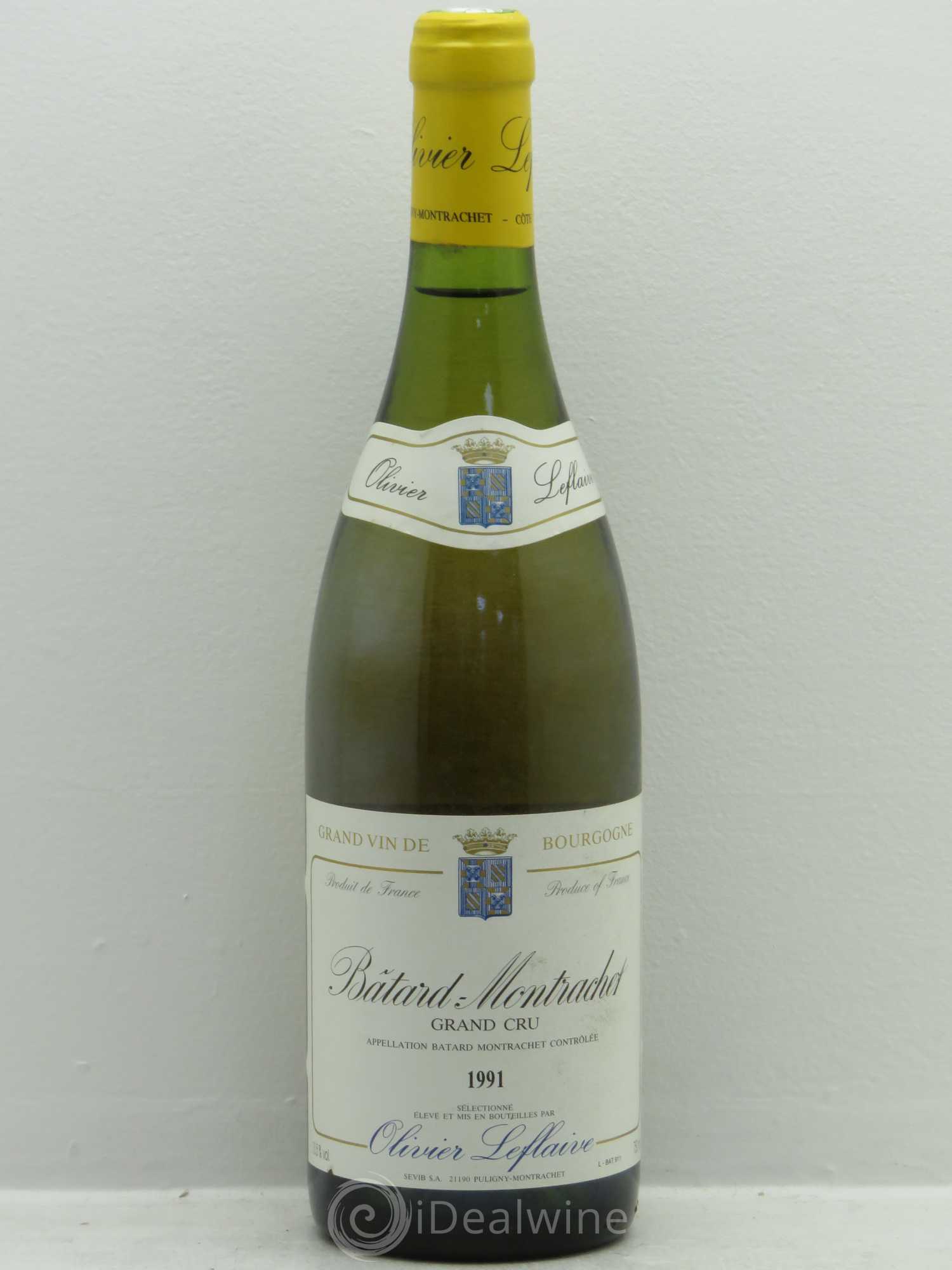 Bâtard-Montrachet Grand Cru 1991 - Lot de 1 bouteille - 0
