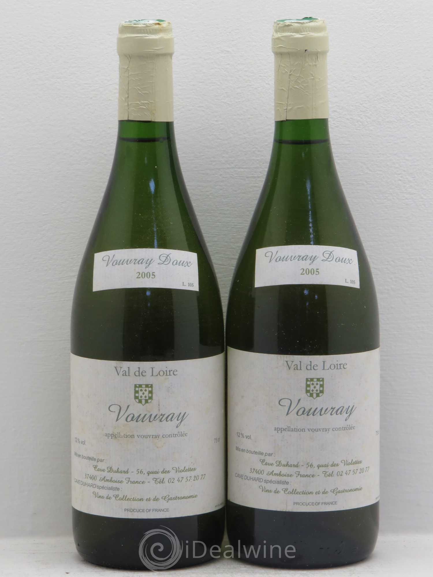 Vouvray Duhart 2005 - Lotto di 2 bottiglie - 0