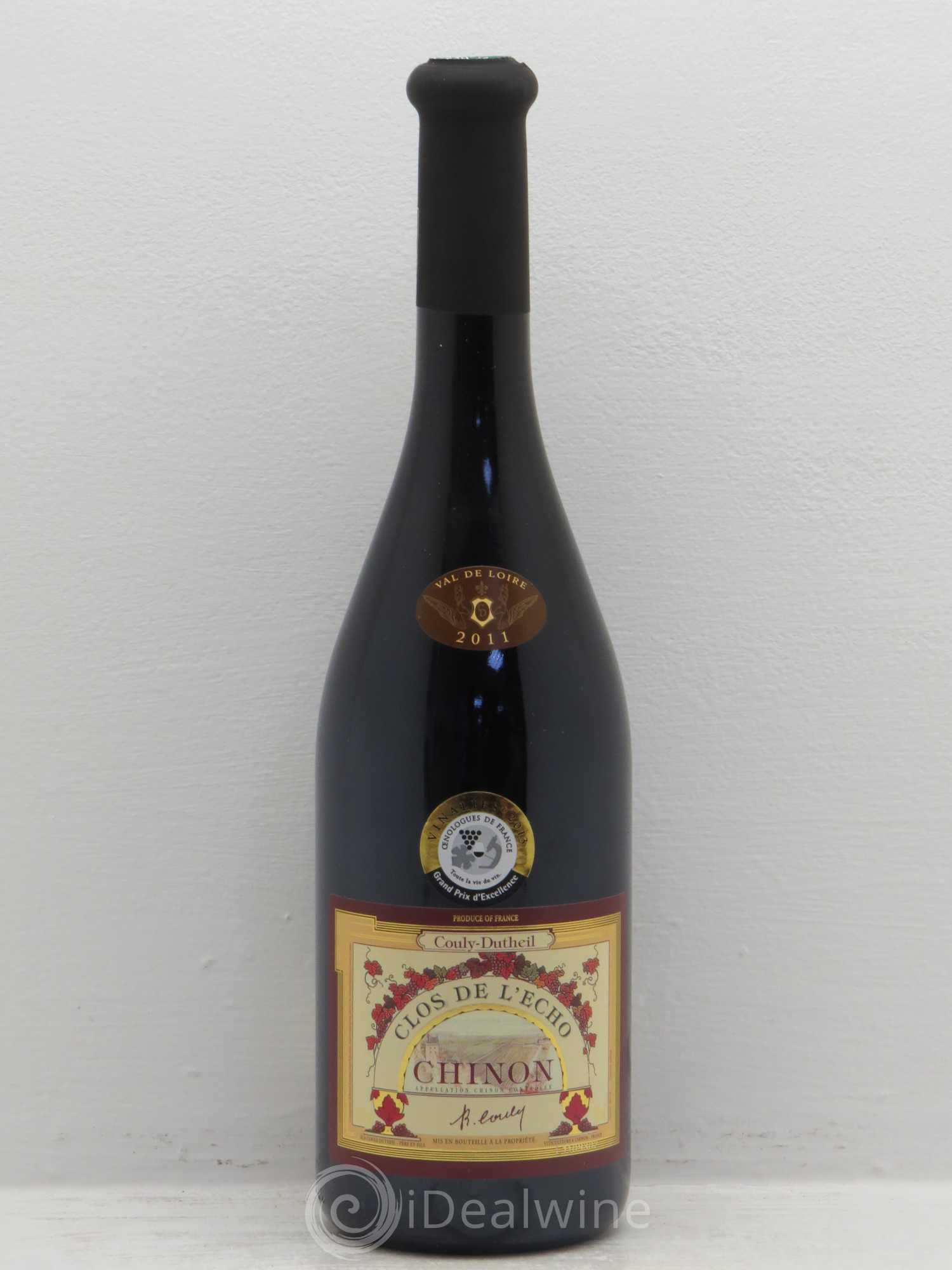 Chinon Clos de l'Echo Couly-Dutheil 2011 - Lot de 6 bouteilles - 0