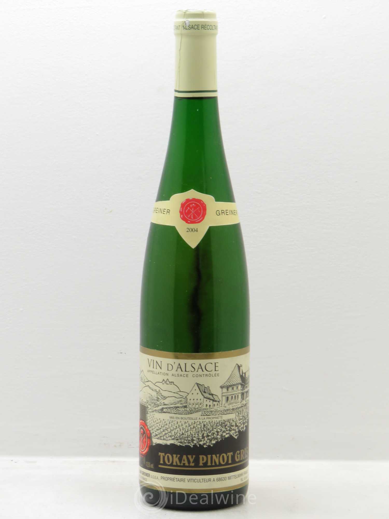 Pinot Gris Greiner 2004 - Posten von 6 Flaschen - 0