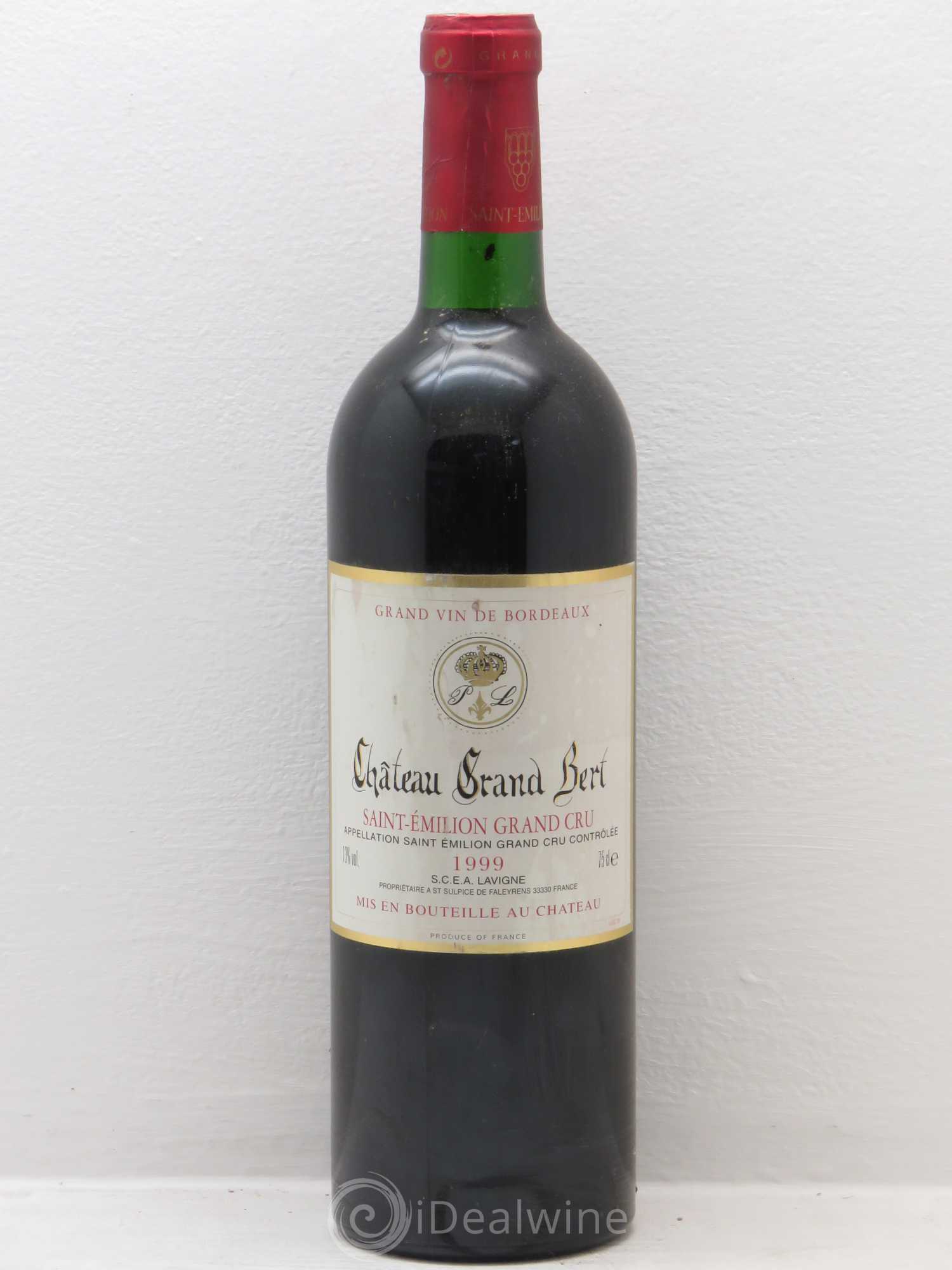 Saint-Émilion Grand bert 1999 - Lot of 12 bottles - 0