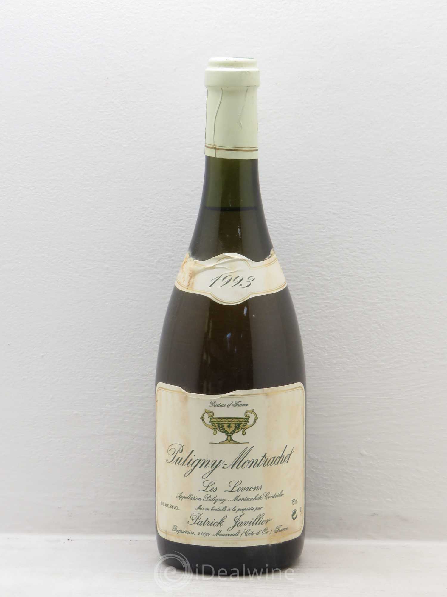 Puligny-Montrachet les levrons javilliers 1993 - Posten von 6 Flaschen - 0