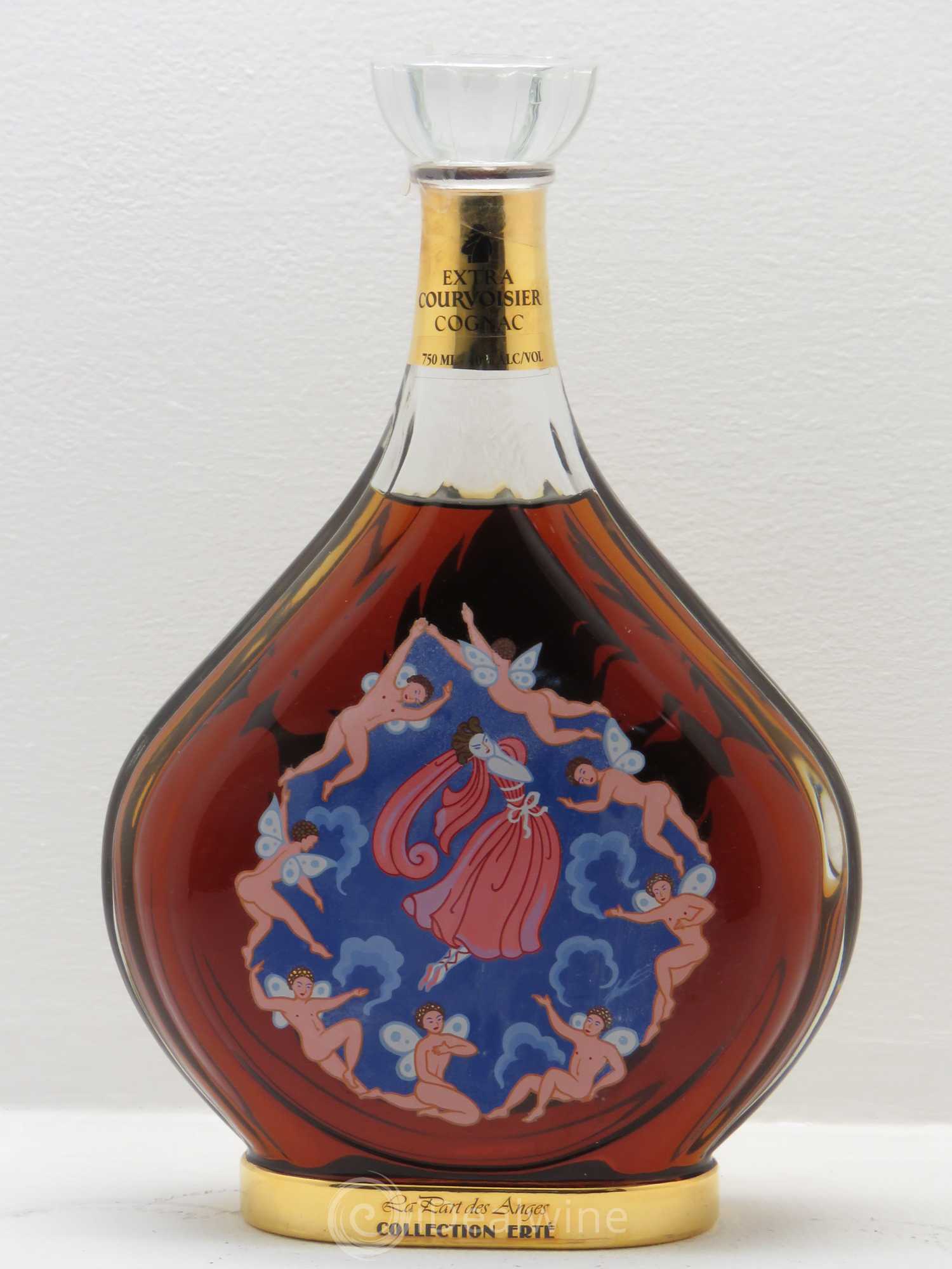 Cognac Courvoisier Collection Erte n°7 - La Part des Anges - Lotto di 1 bottiglia - 0