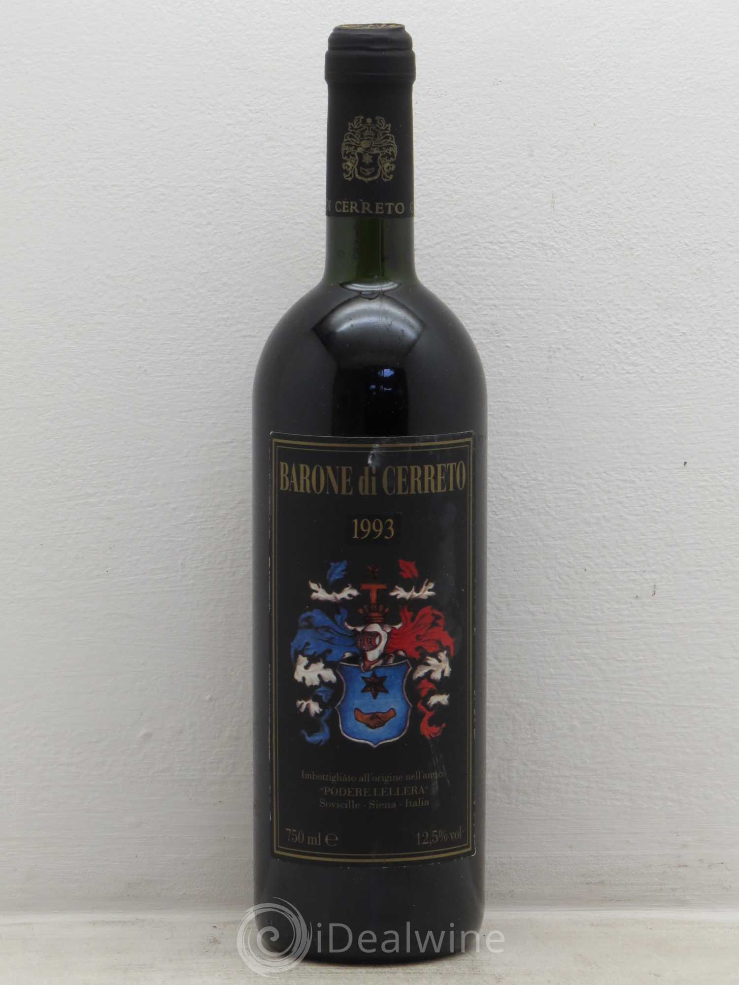 Italie Barone di cerreto poderre lellera ba colli dell etruria centrale doc 1993 - Posten von 1 Flasche - 0