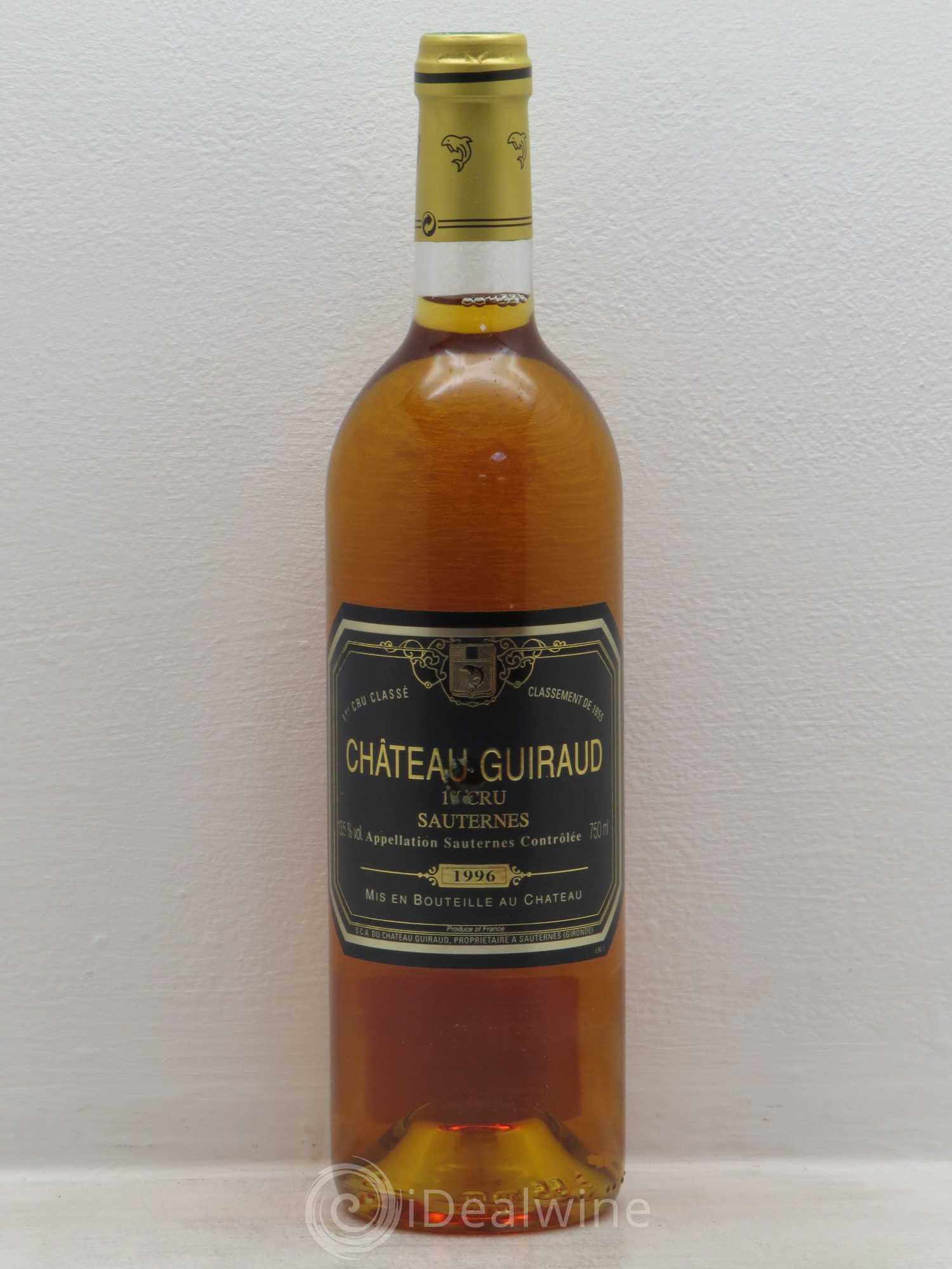 Château Guiraud 1er Grand Cru Classé 1996 - Lotto di 6 bottiglie - 0