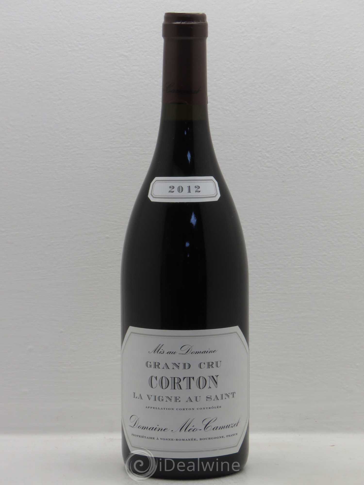 Corton Grand Cru La Vigne au Saint Méo-Camuzet (Domaine) 2012 - Lot de 1 bouteille - 0