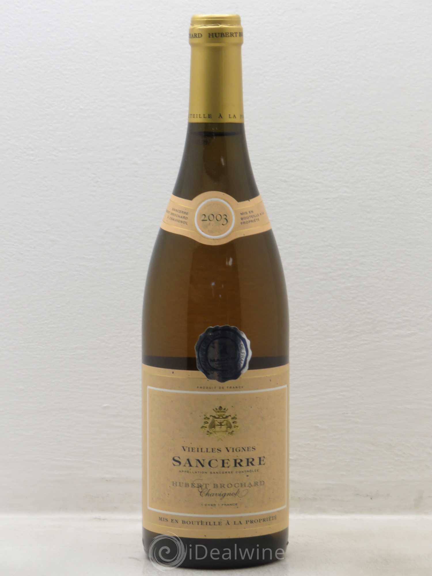 Sancerre Vieilles Vignes Hubert Brochard 2003 - Lot de 6 bouteilles - 0