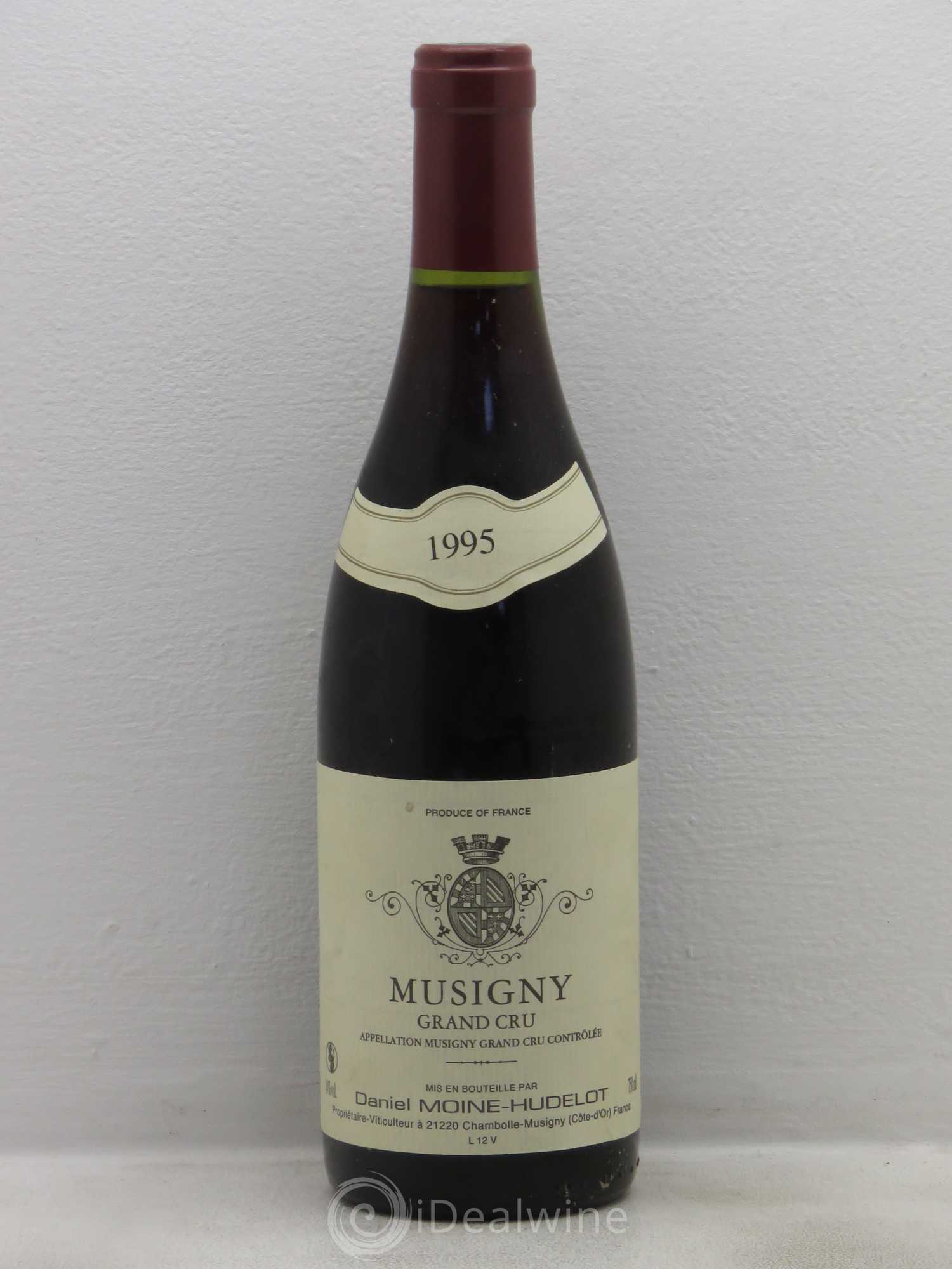 Musigny Grand Cru Moine-Hudelot (Domaine) 1995 - Lot de 1 bouteille - 0
