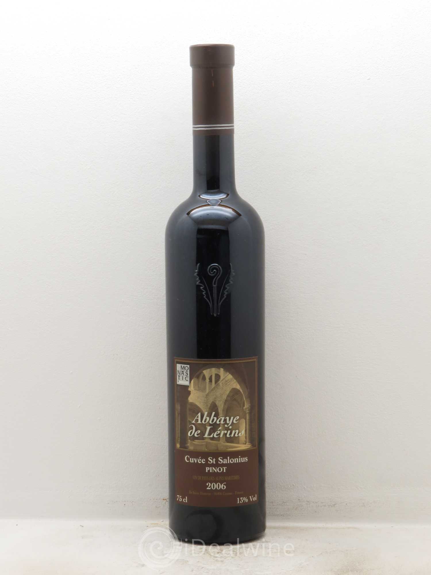 Méditerranée Abbaye de Lérins Lérina SARL Saint Salonius Pinot Noir 2006 - Posten von 1 Flasche - 0