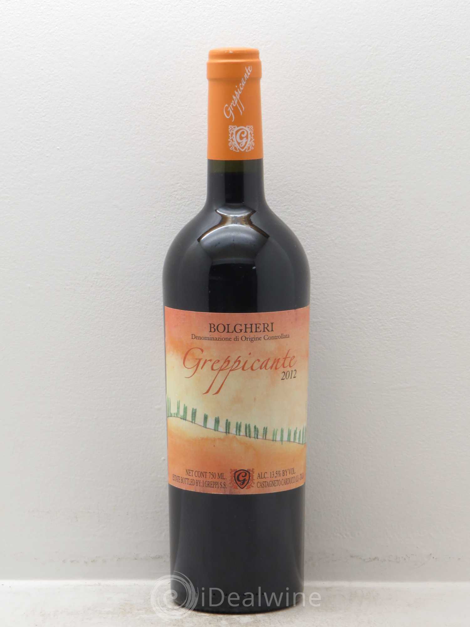 Bolgheri DOC I Greppi - Greppicante 2012 - Posten von 1 Flasche - 0