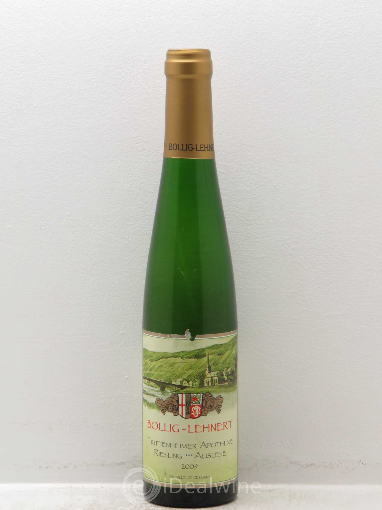 Riesling Bollig-Lehnert Trittenheimer Apotheke Auslese 2009 - Posten von 1 Demi-Flasche - 0