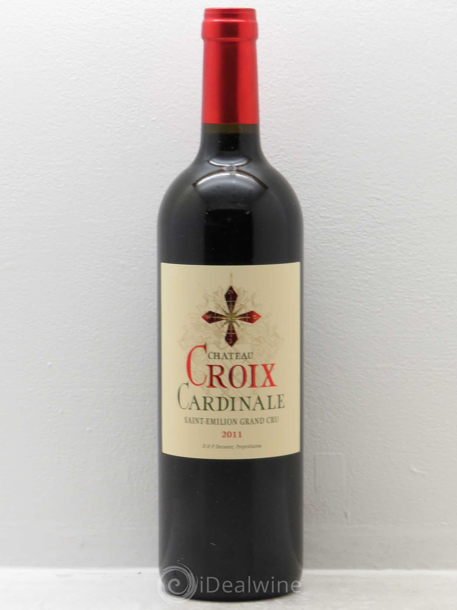 Saint-Émilion Croix cardinale 2011 - Lot de 12 bouteilles - 0