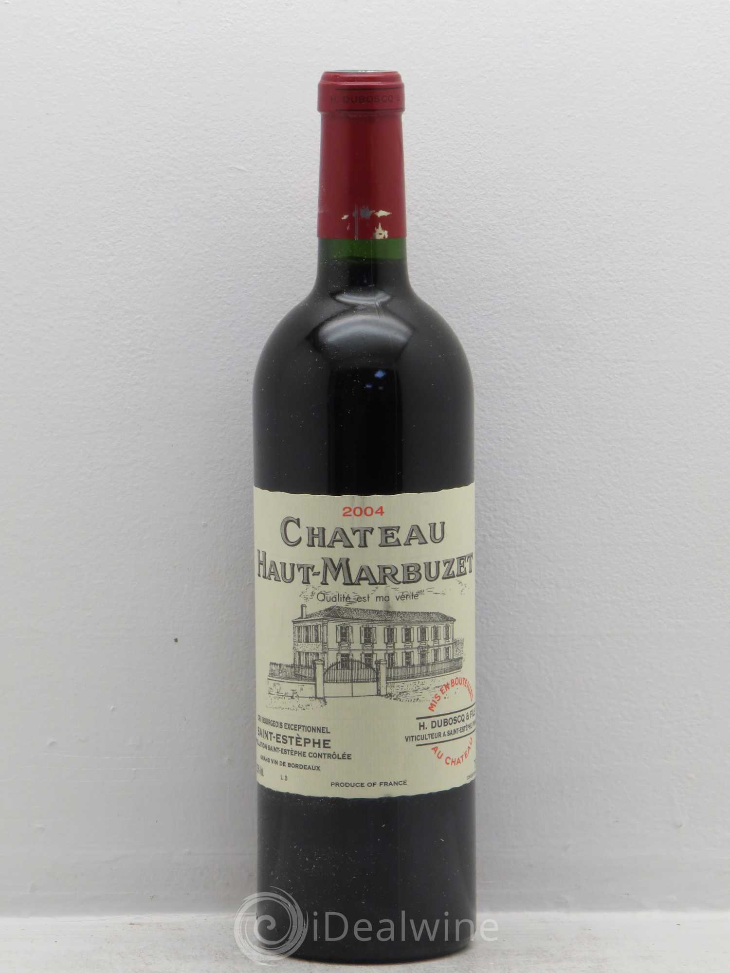 Château Haut Marbuzet 2004 - Lot de 12 bouteilles - 0