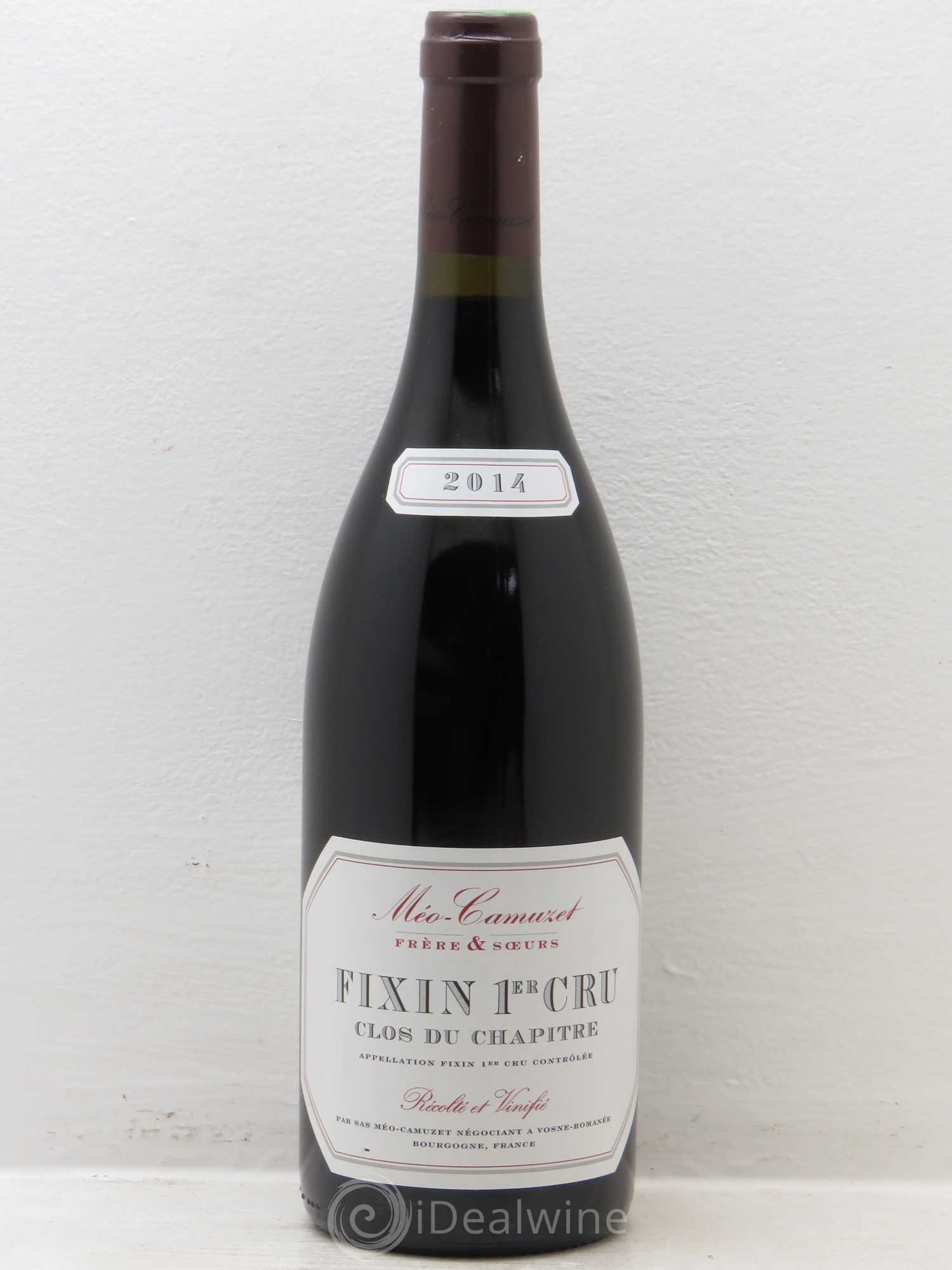 Fixin 1er Cru Clos du Chapitre Méo-Camuzet (Frère & Soeurs) 2014 - Lot de 6 bouteilles - 0