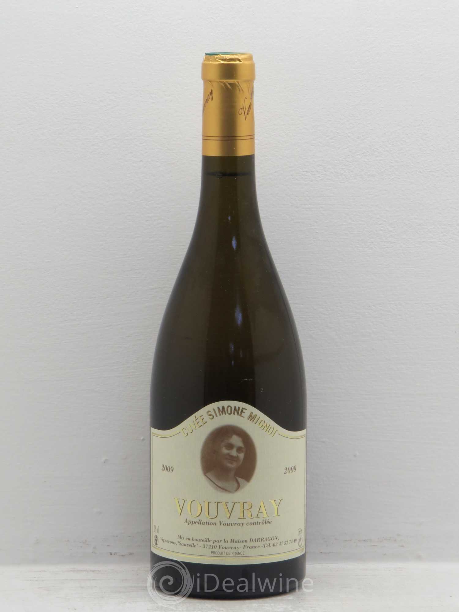 Vouvray Cuvée simone mignot Pierre Darragon 2009 - Lotto di 12 bottiglie - 0