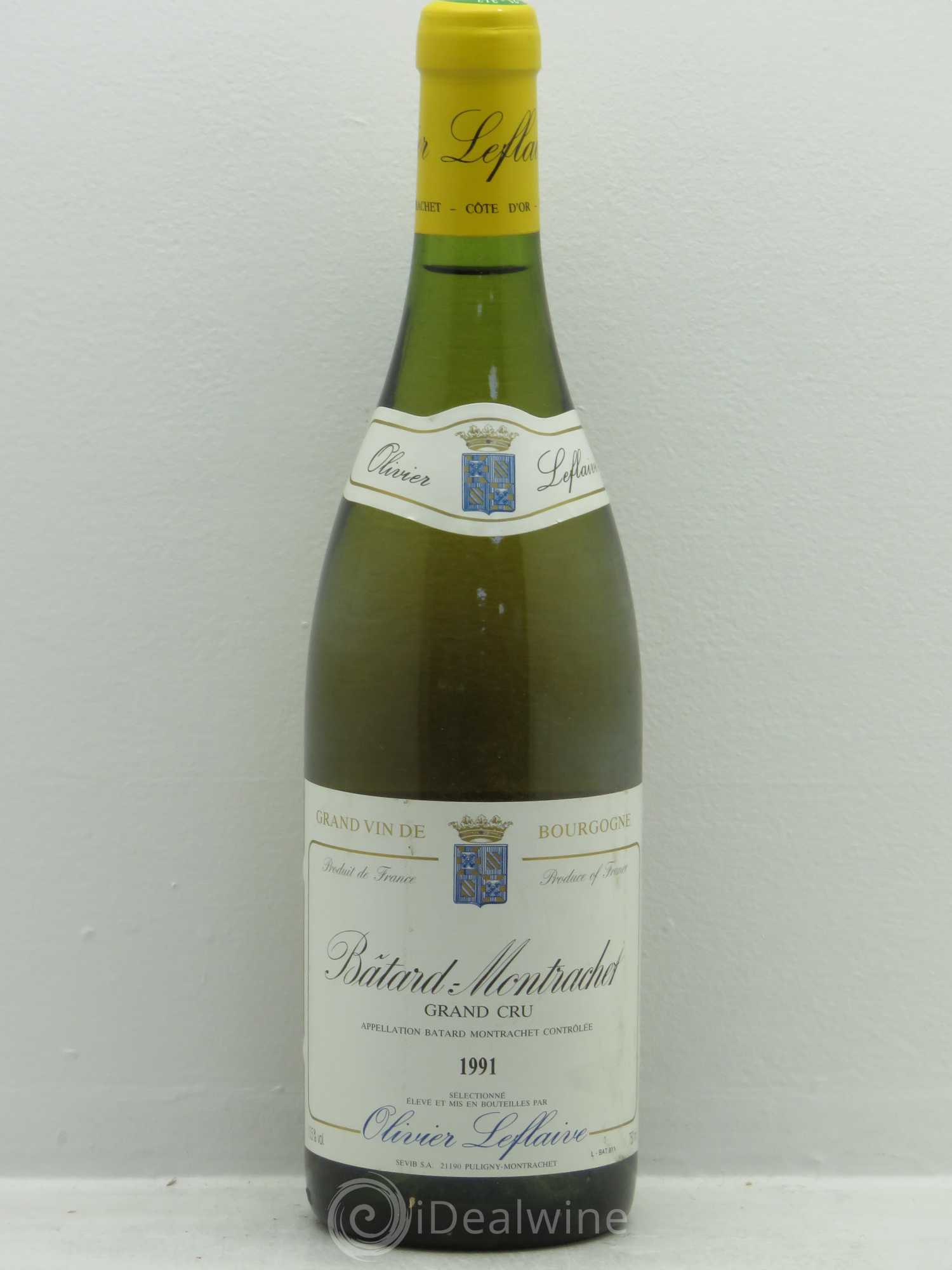 Bâtard-Montrachet Grand Cru 1991 - Lot de 1 bouteille - 0