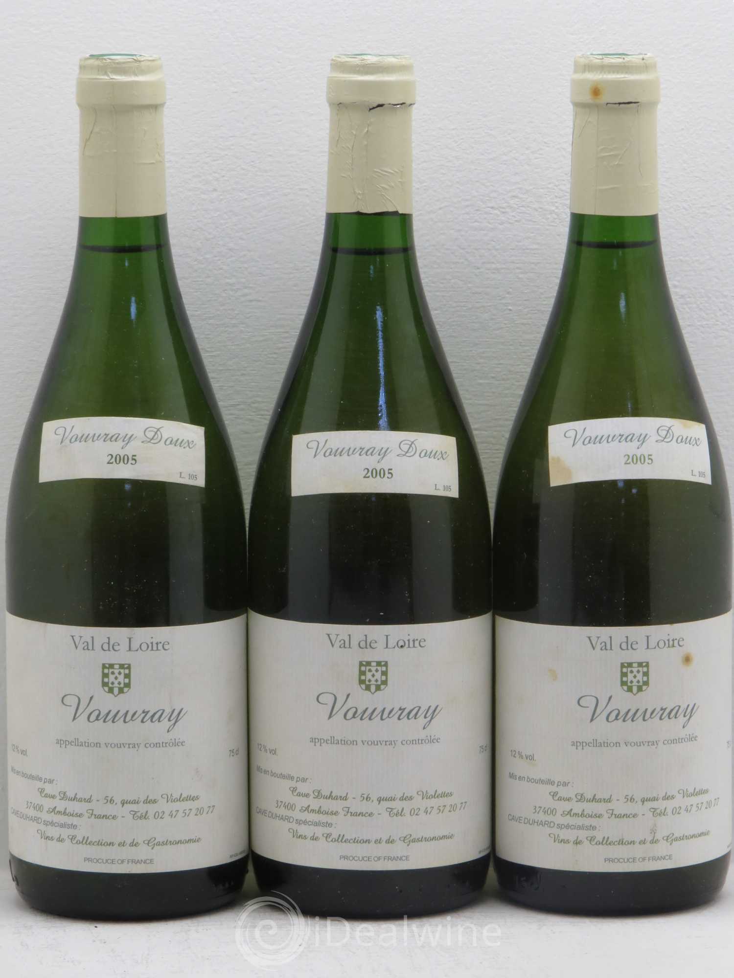 Vouvray Duhart 2005 - Lotto di 3 bottiglie - 0