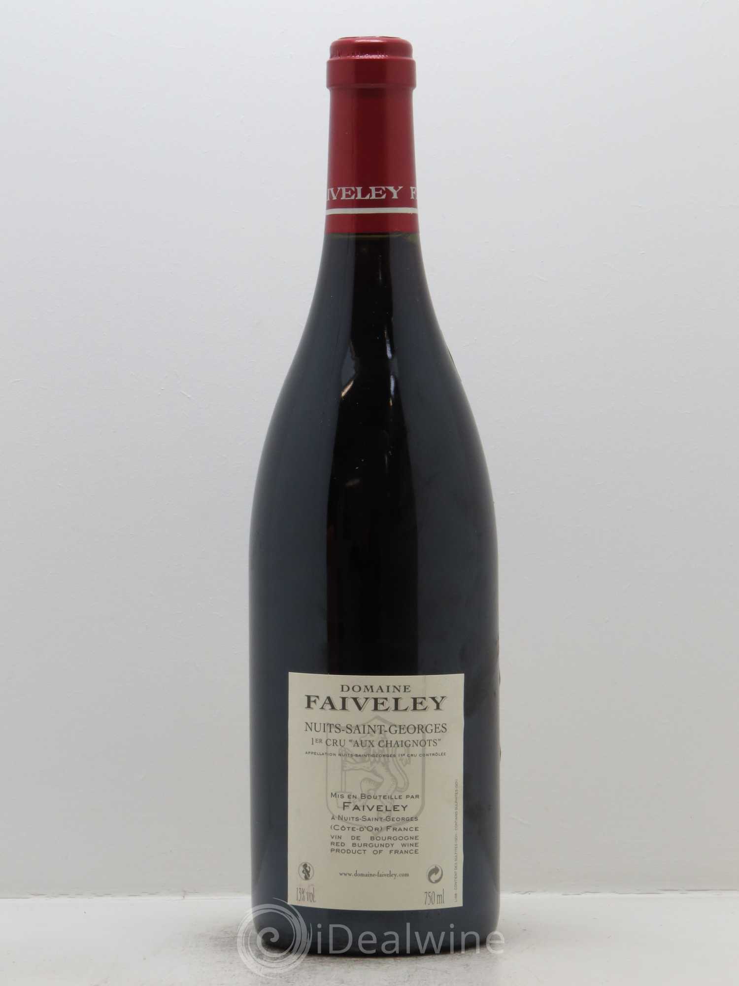 Nuits-Saint-Georges 1er Cru Aux Chaignots Faiveley 2012 - Lot de 1 bouteille - 1