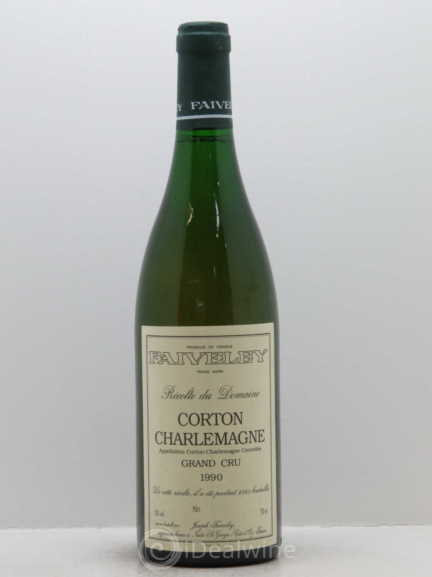 Corton-Charlemagne Grand Cru Faiveley 1990 - Posten von 1 Flasche - 0
