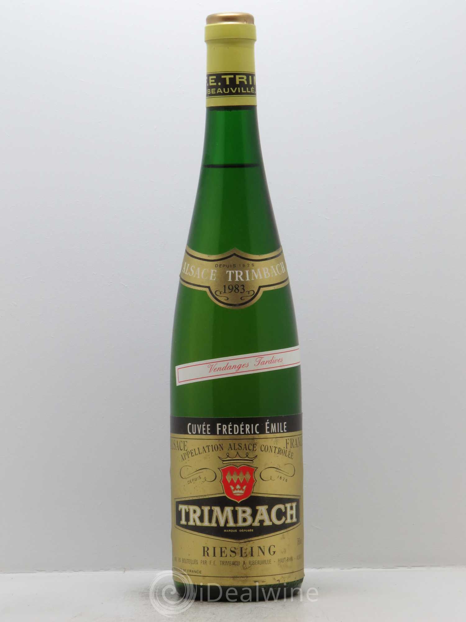 Alsace Riesling Cuvée Frédéric Emile Trimbach (Domaine) 1983 - Lot de 1 bouteille - 0