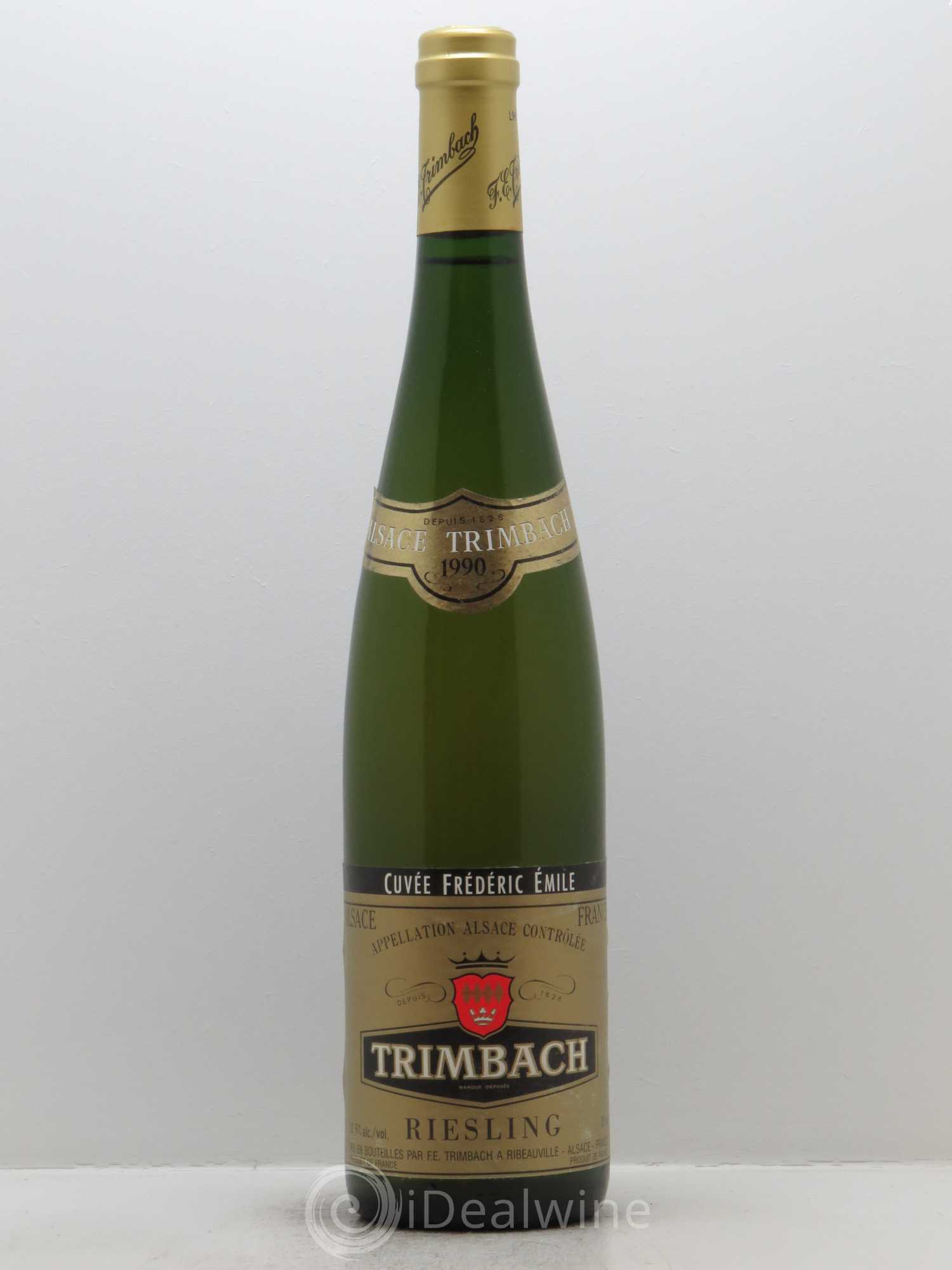 Alsace Riesling Cuvée Frédéric Emile Trimbach (Domaine) 1990 - Lot de 1 bouteille - 0
