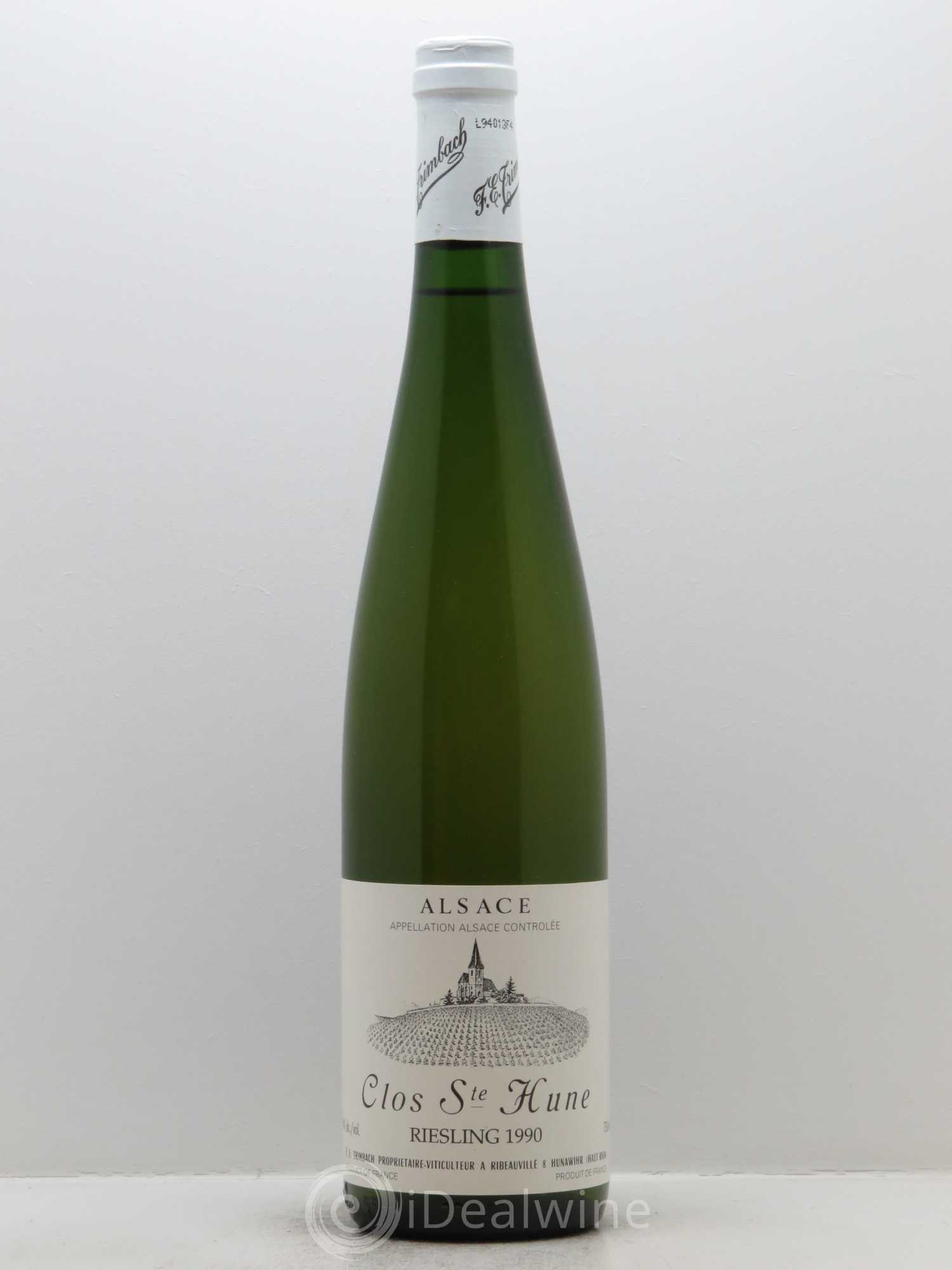 Alsace Riesling Clos Sainte-Hune Trimbach (Domaine) 1990 - Lot de 1 bouteille - 0