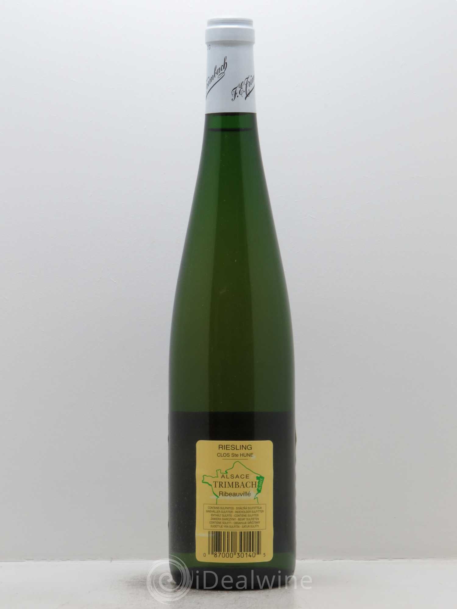 Alsace Riesling Clos Sainte-Hune Trimbach (Domaine) 2002 - Lot de 1 bouteille - 1