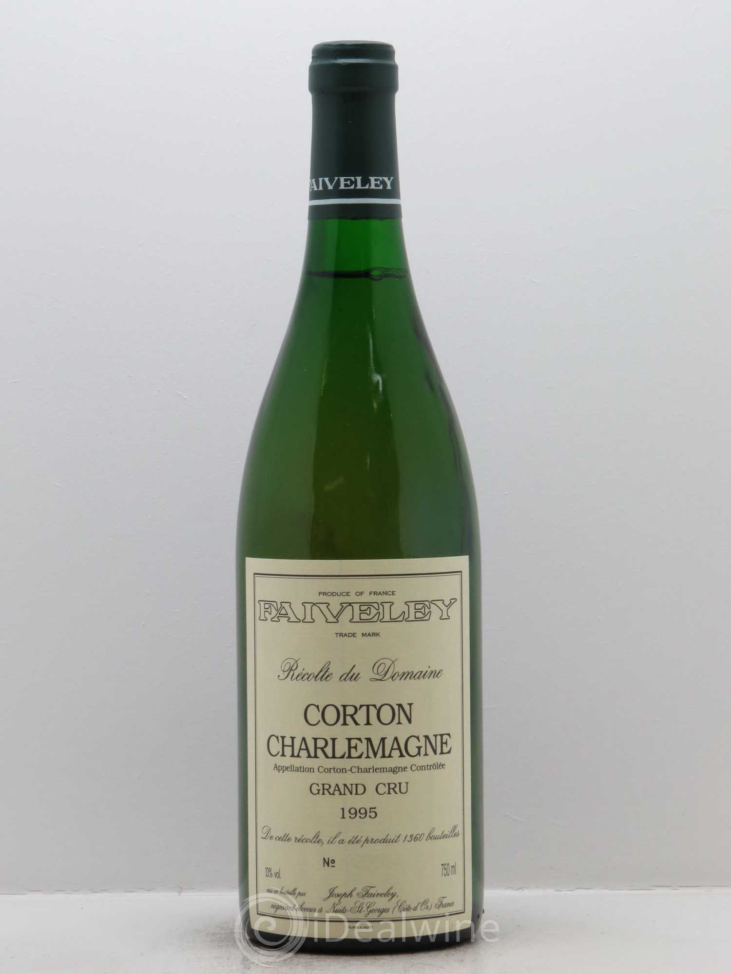 Corton-Charlemagne Grand Cru Faiveley 1995 - Lot de 1 bouteille - 0