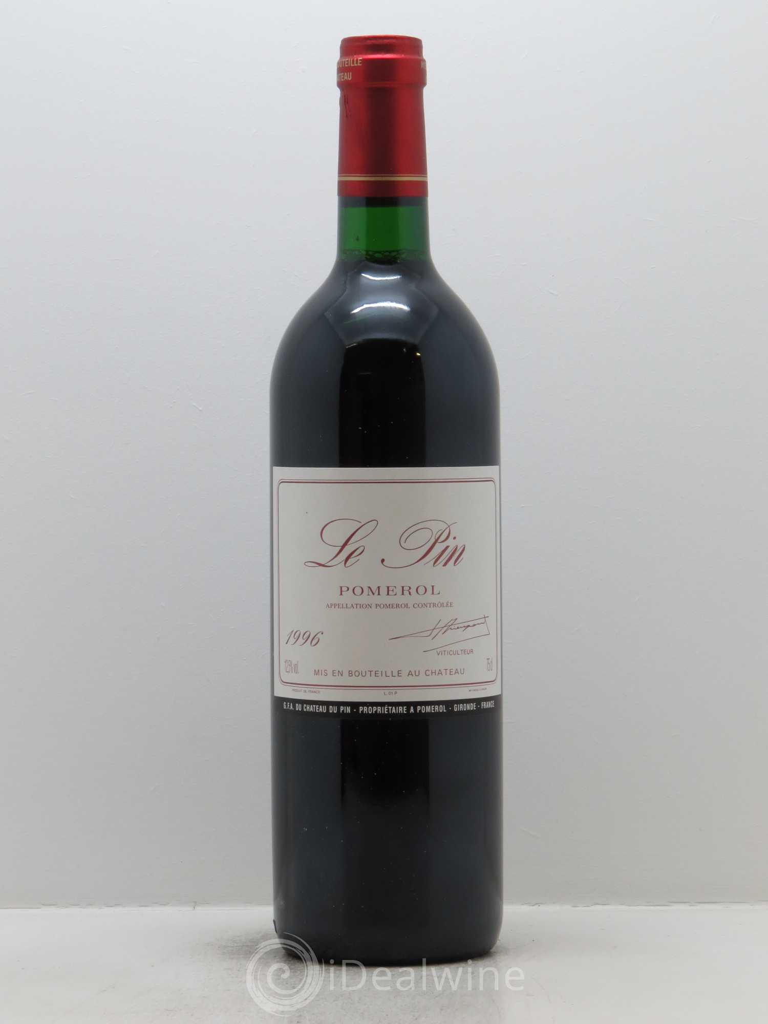 Château Le Pin 1996 - Lot de 1 bouteille - 0