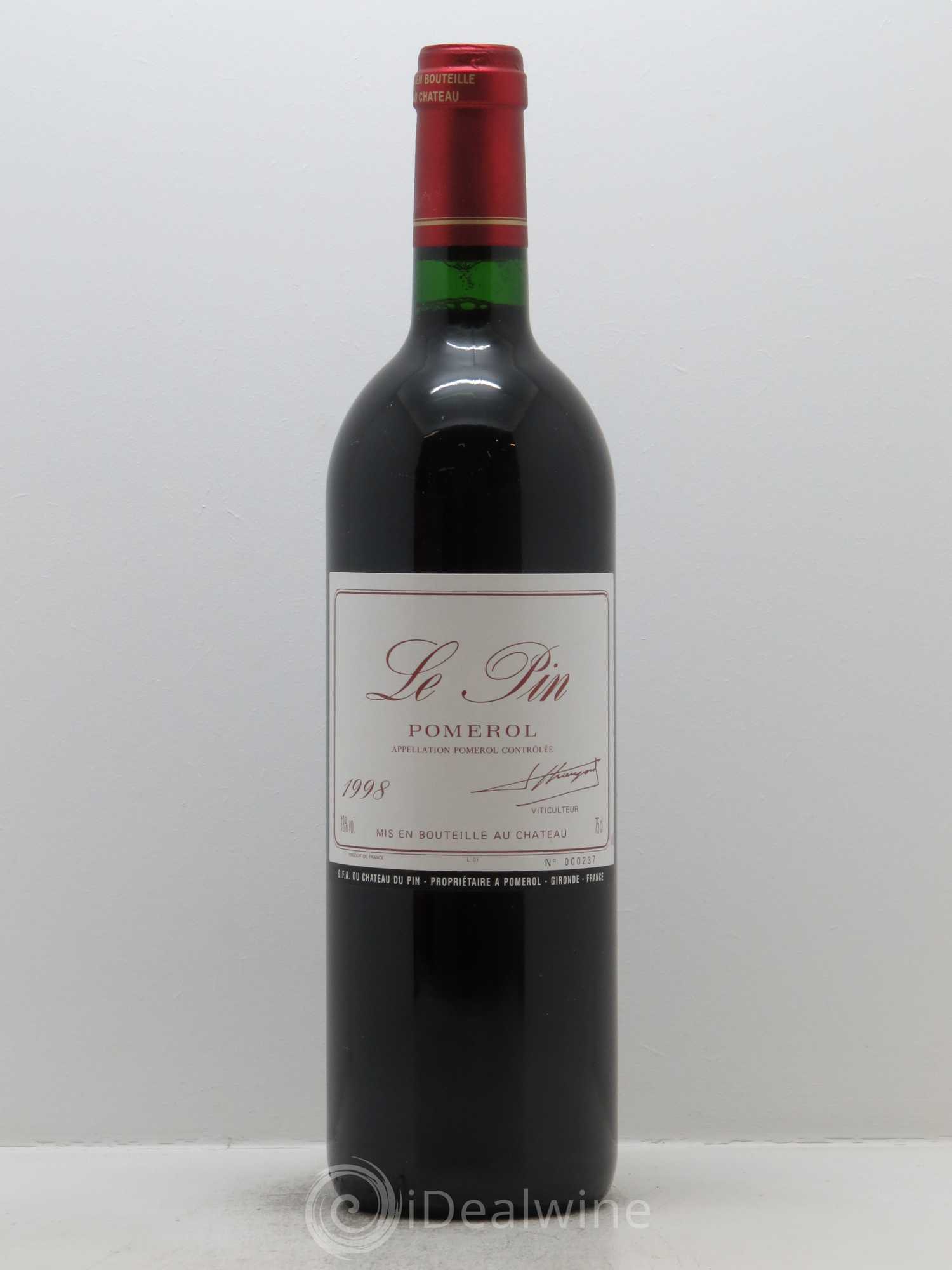 Château Le Pin 1998 - Lot de 1 bouteille - 0