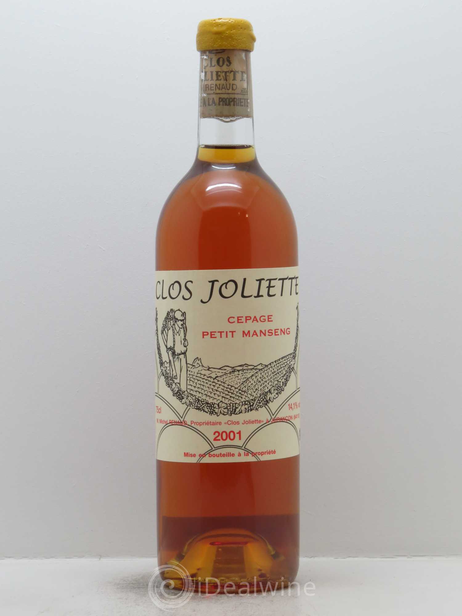 Jurançon Clos Joliette 2001 - Posten von 1 Flasche - 0
