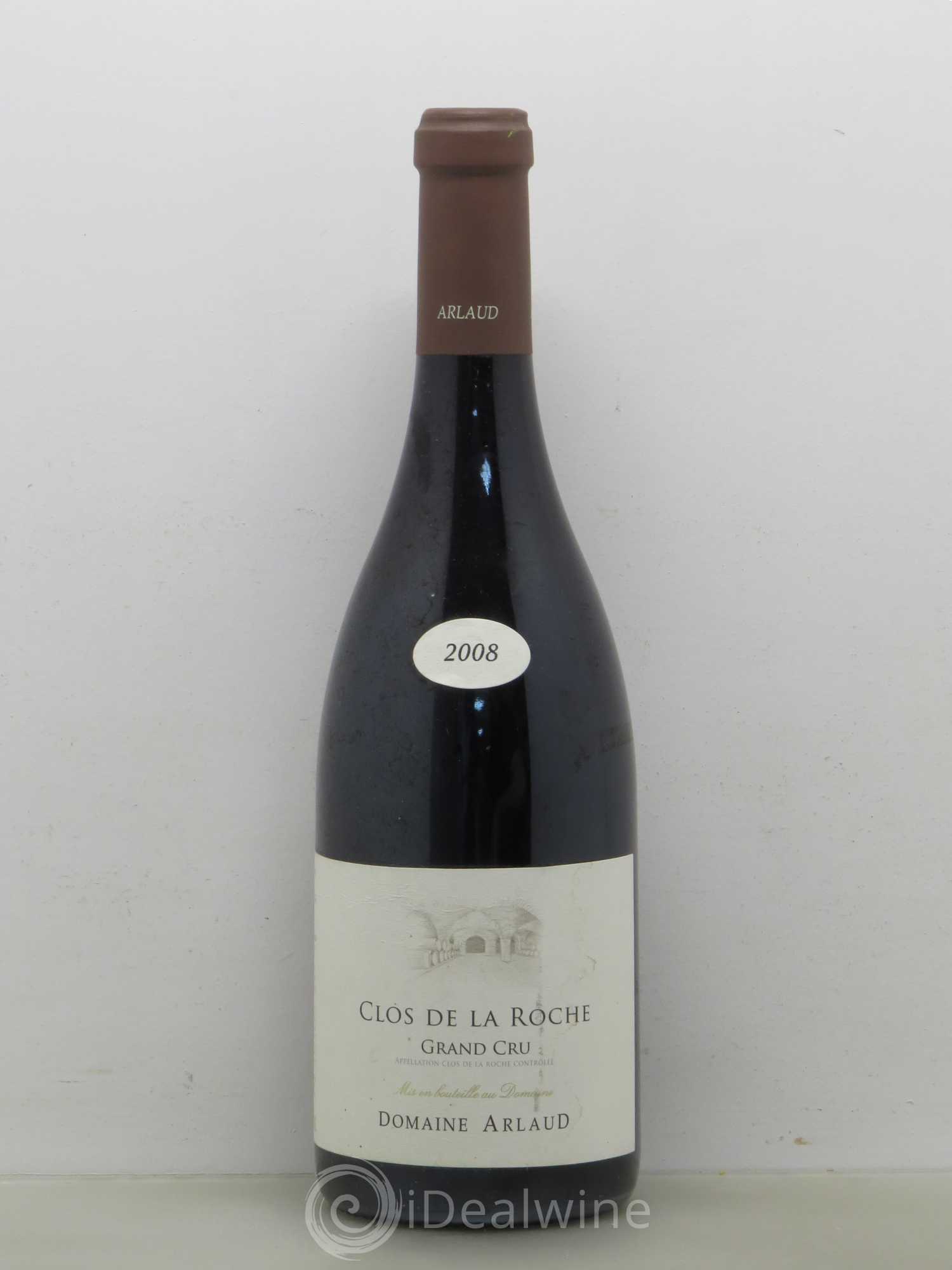 Clos de la Roche Grand Cru Arlaud 2008 - Lot de 1 bouteille - 0