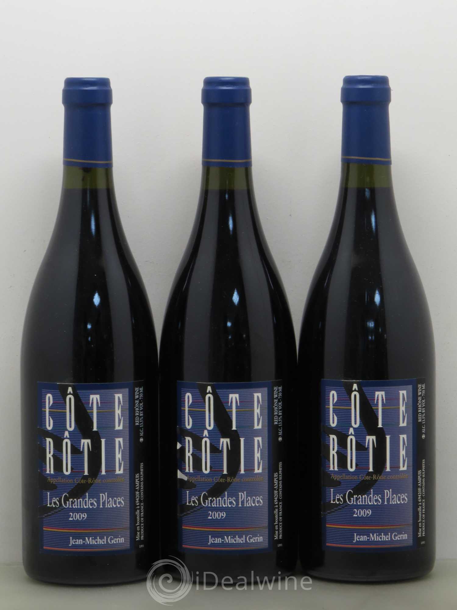Côte-Rôtie Les Grandes Places Jean-Michel Gerin 2009 - Lotto di 6 bottiglie - 1